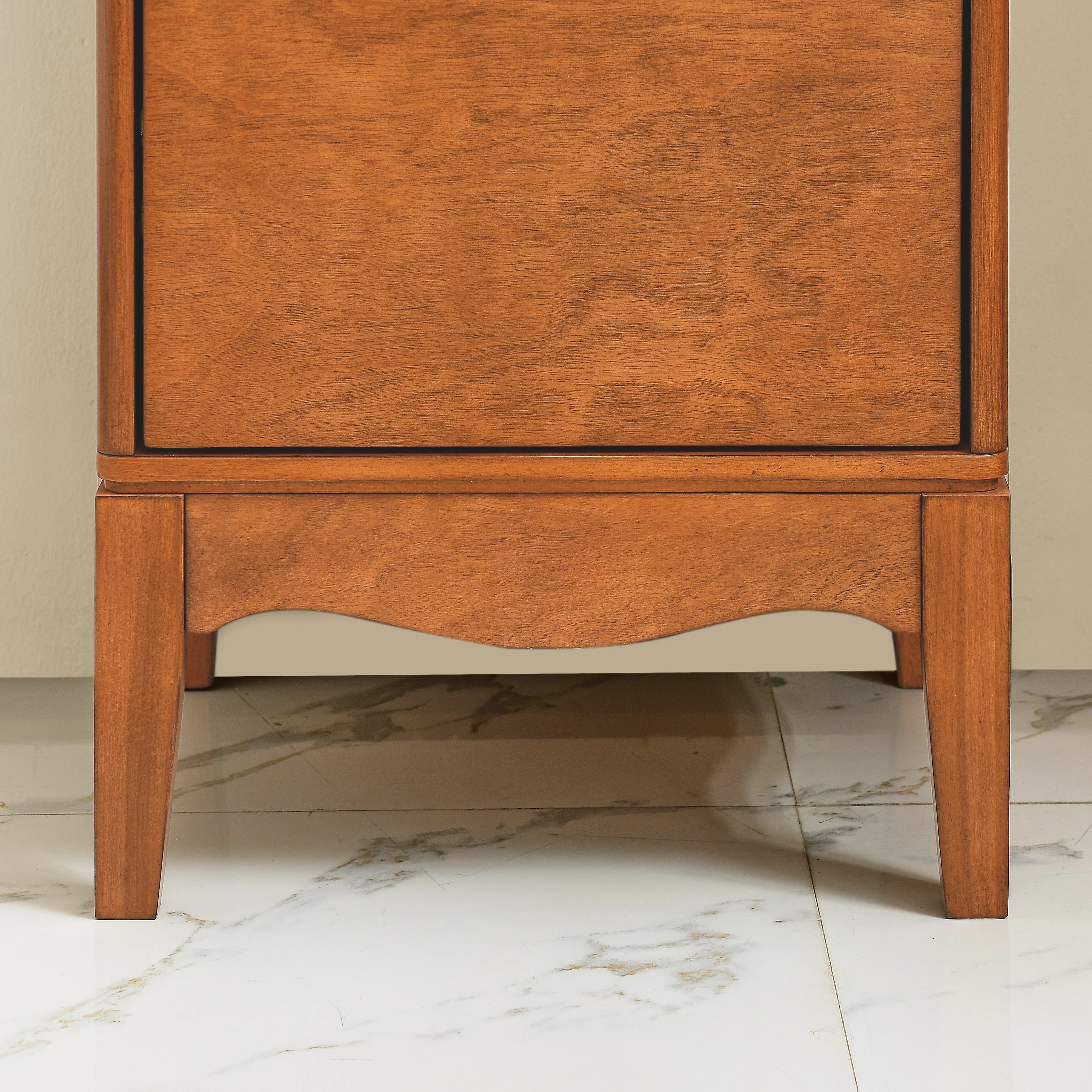 Modern Bathroom Floor Cabinet with Adjustable Shelves
