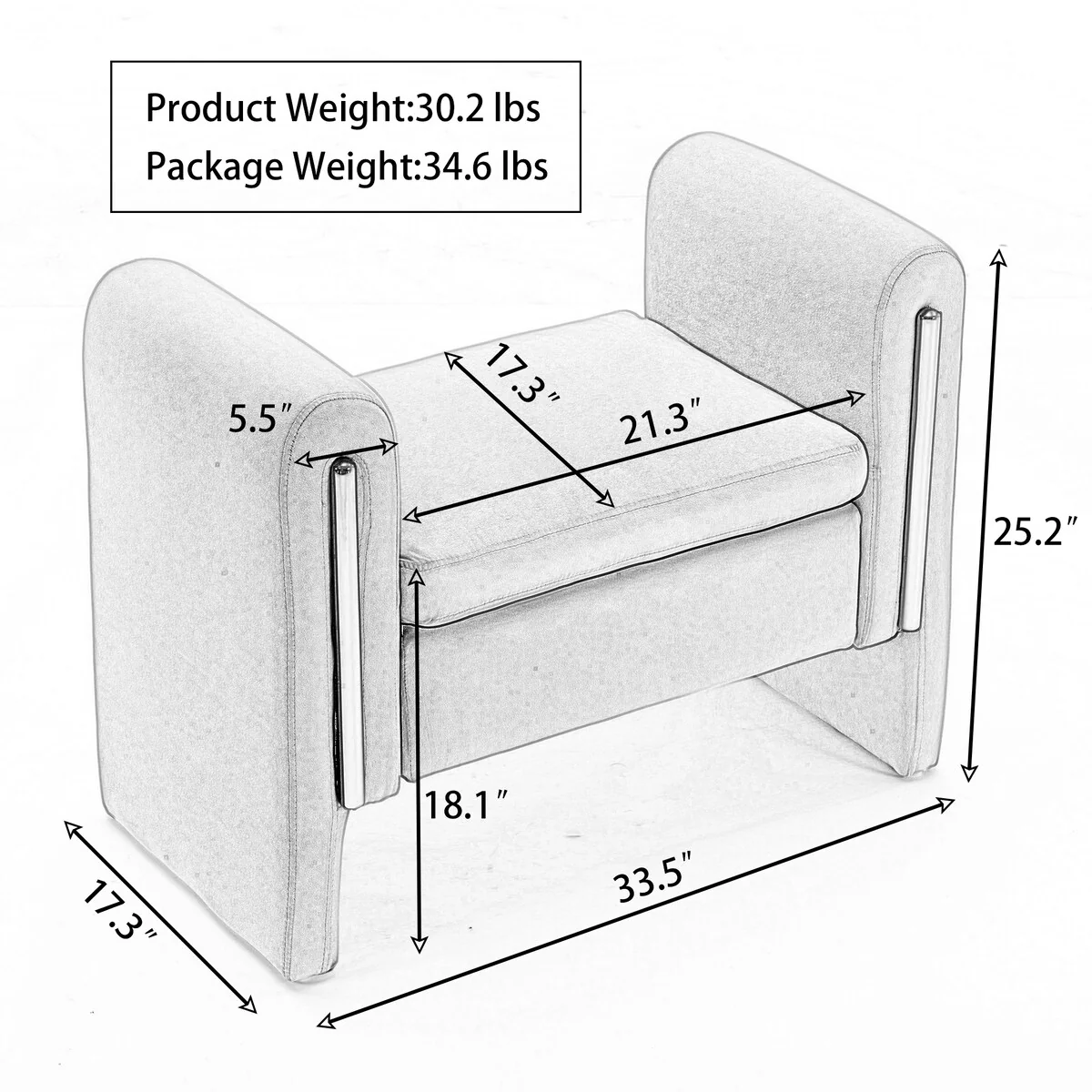 Single Bench Shoe Bench