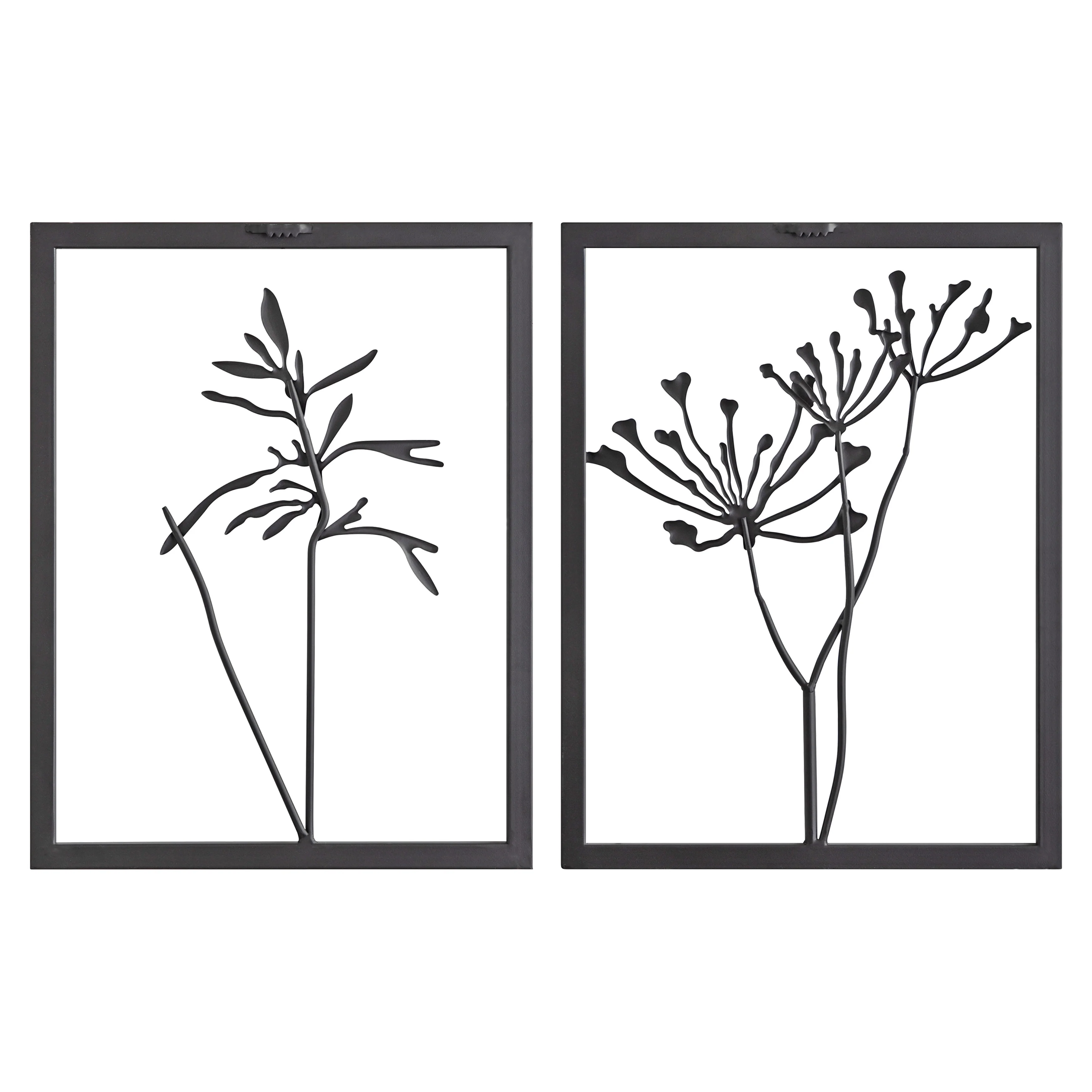 Kate and Laurel Malak Metal Framed Wall Art Set