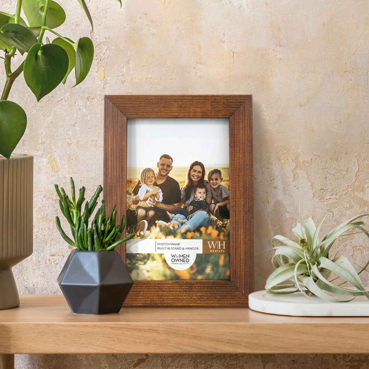Traditional Walnut Tone Picture Frame