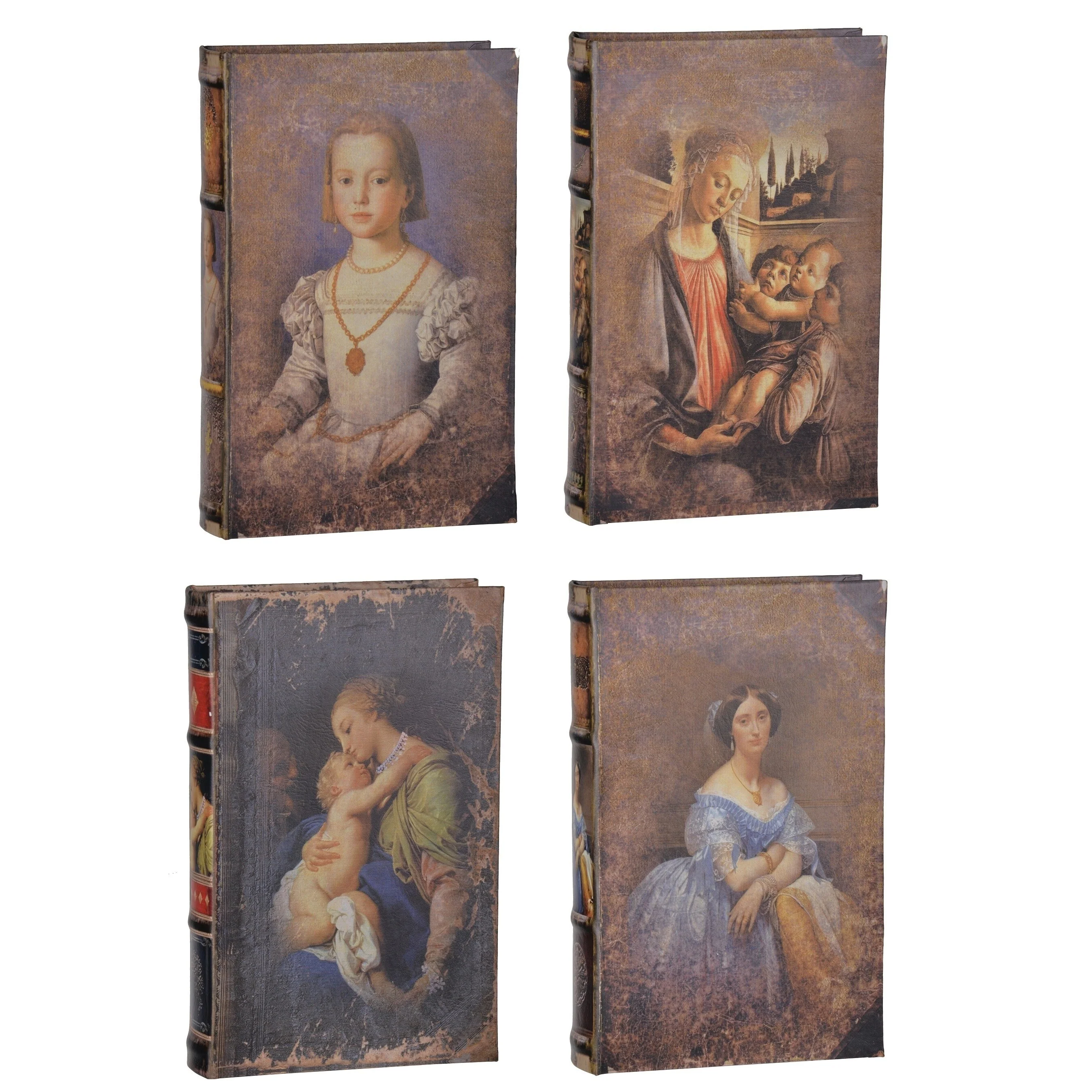 Faux Book Boxes (Pack of 4)