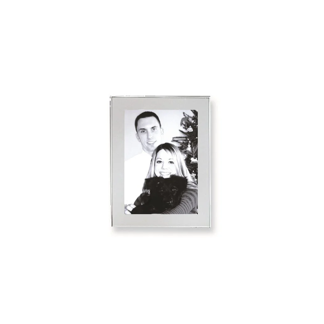 Curata Silver-Plated Lacquer-Coated 4x6 Photo Frame