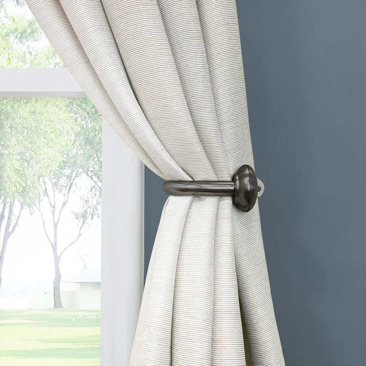 Lumi 3/4 in. Dia. Curtain Holdback (2-Pack / 4-Pack)