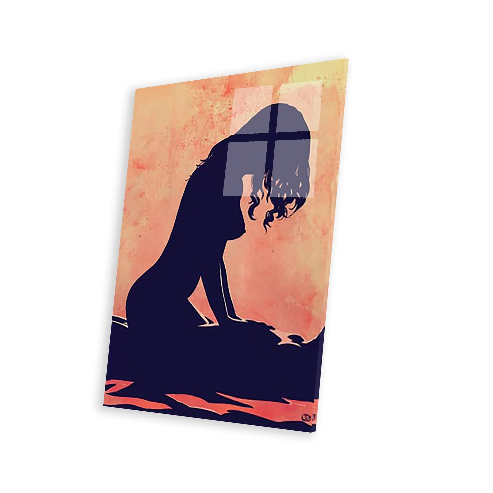 Lovers Print On Acrylic Glass by Giuseppe Cristiano