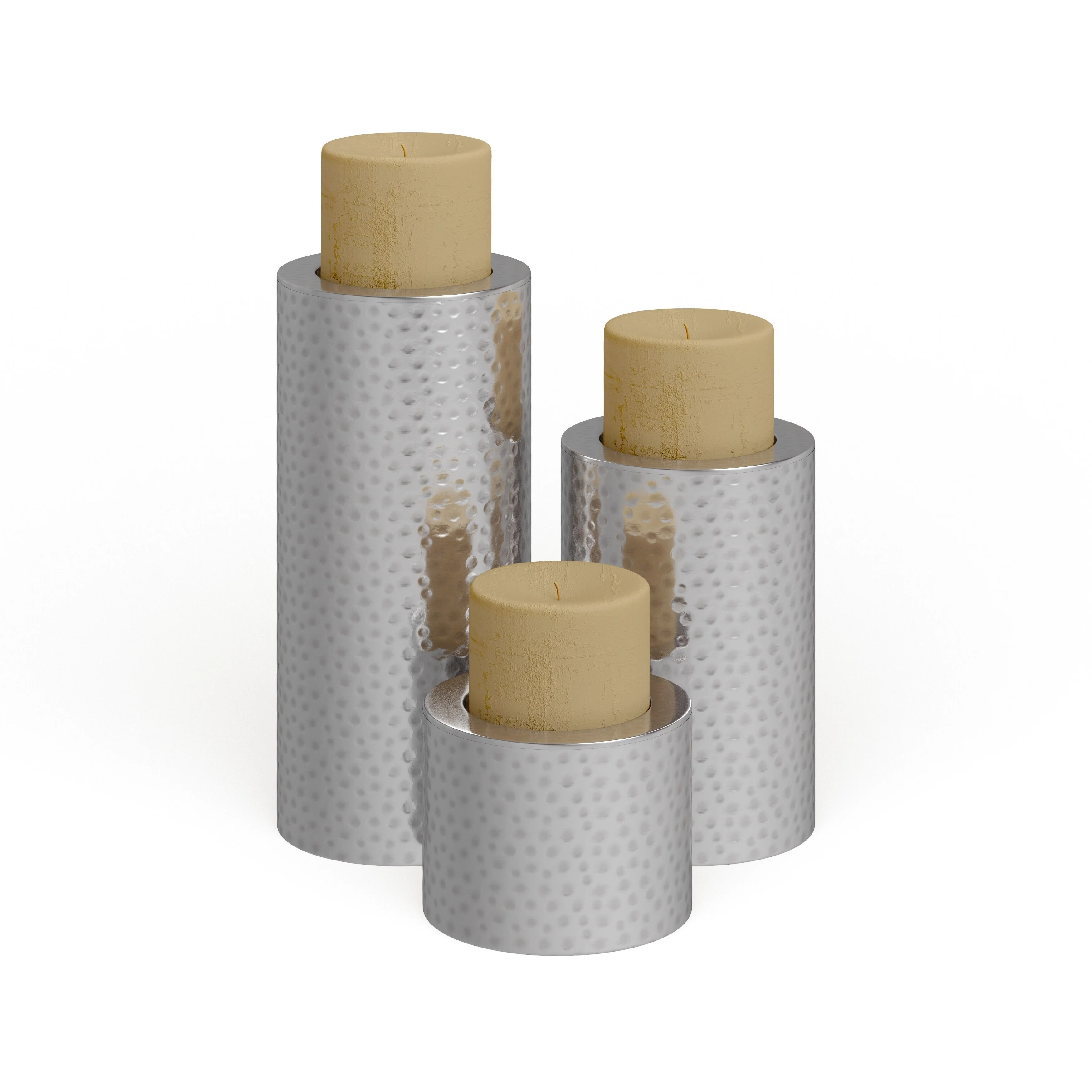 Iron Industrial Candle Holder (Set of 3) - S/3 11