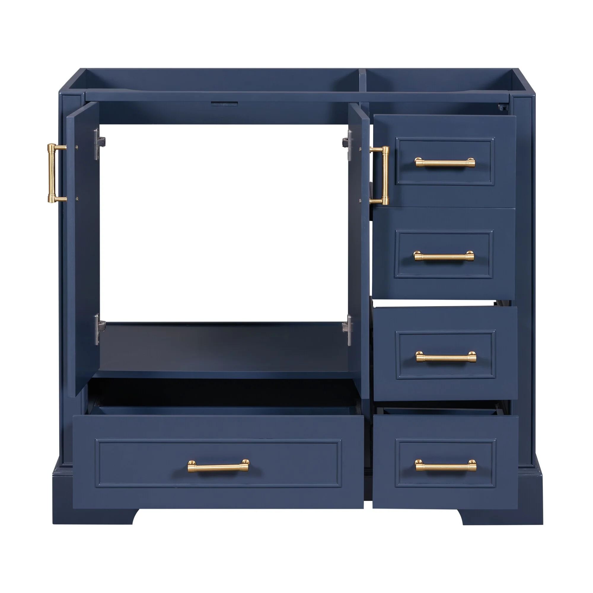 36-inch Traditional Bathroom Vanity with Four Drawers
