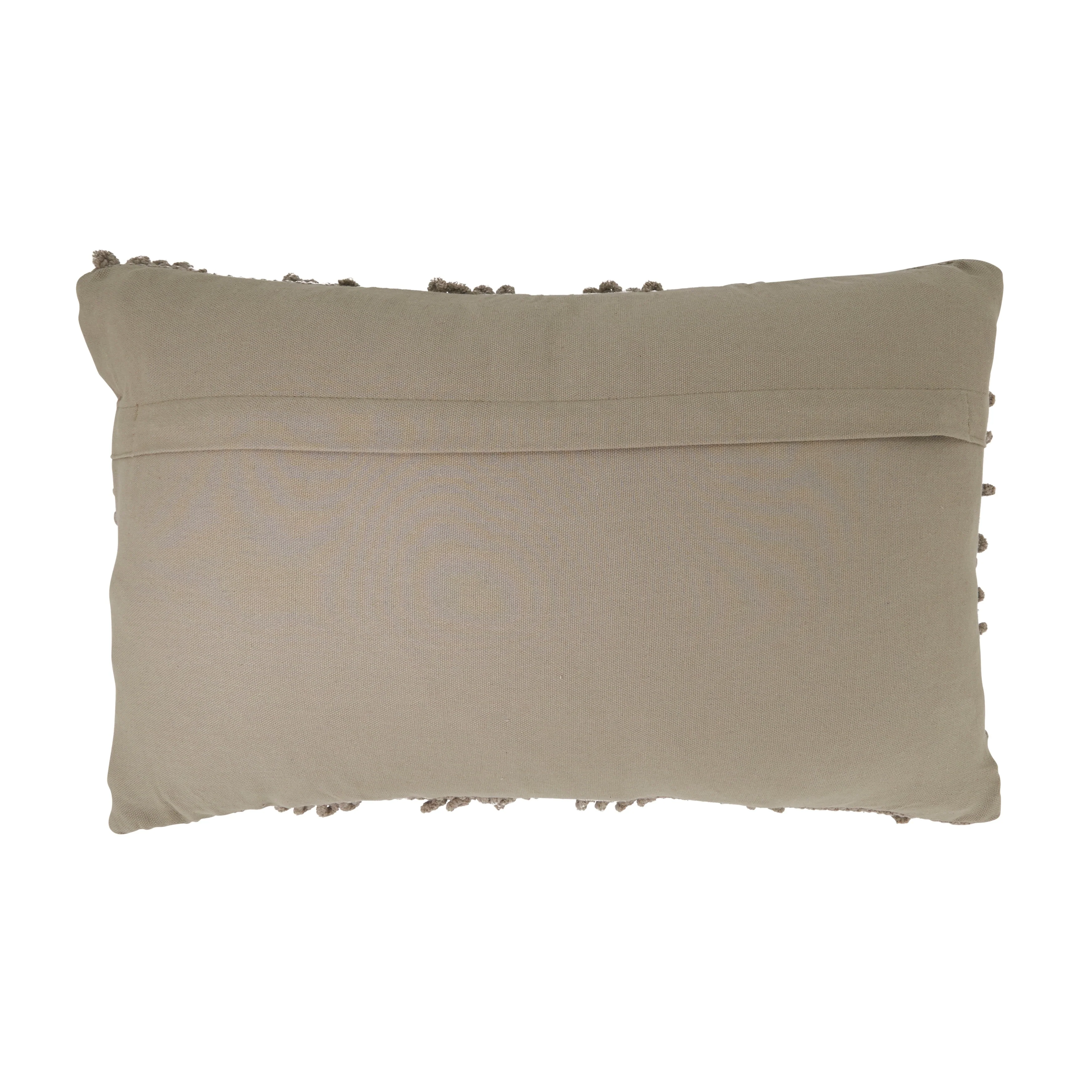 Nubby Design Down Filled Throw Pillow