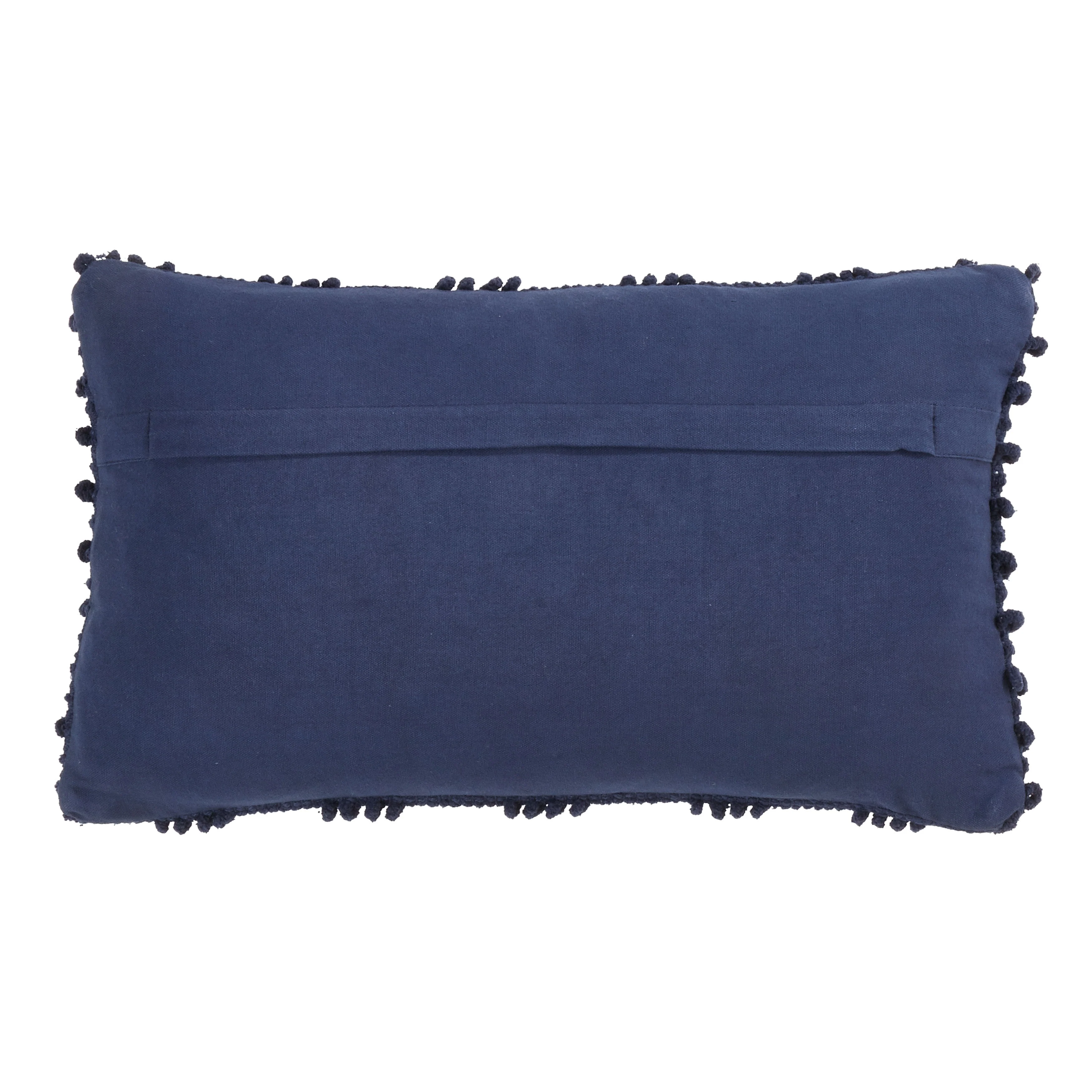 Nubby Design Down Filled Throw Pillow