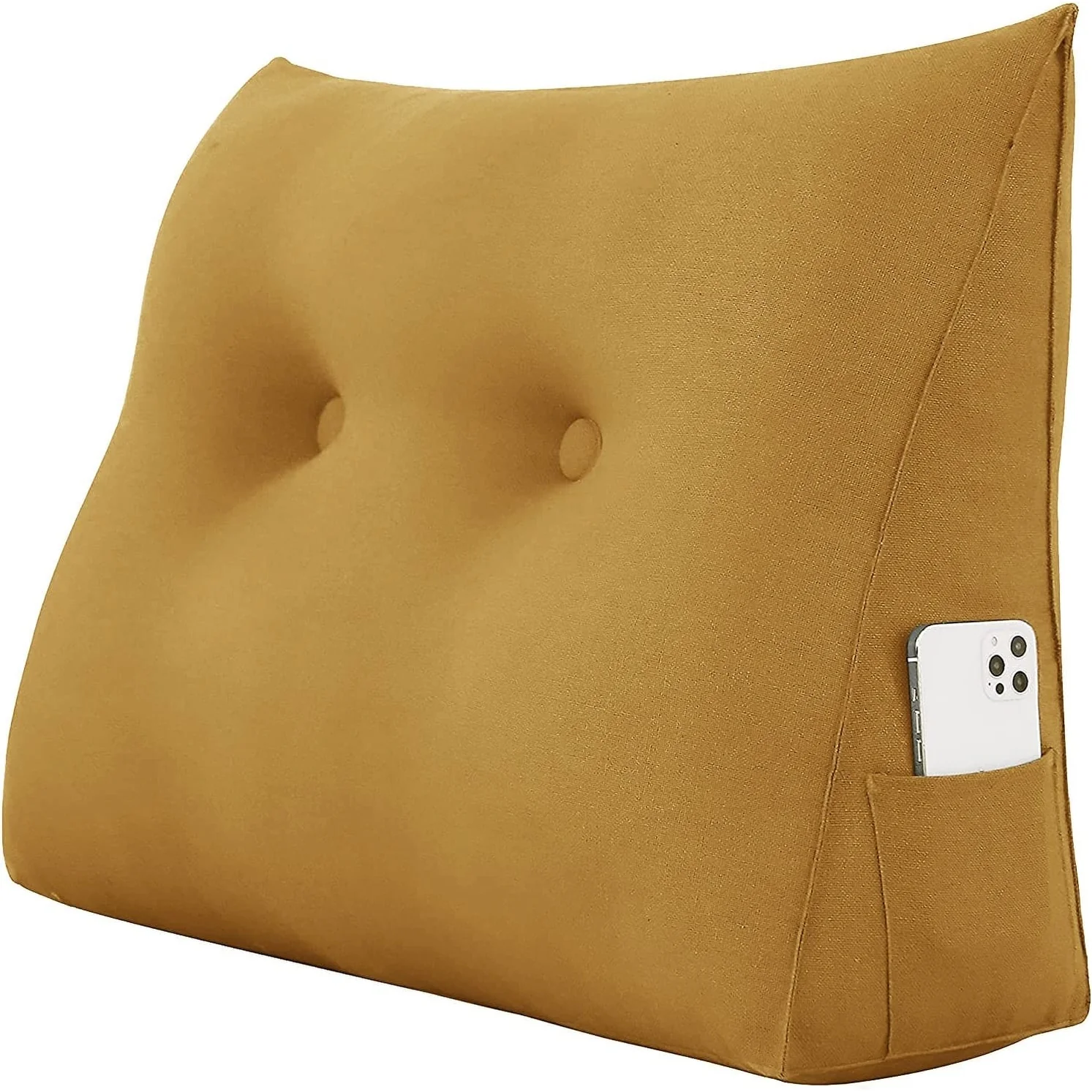 WOWMAX Bed Rest Wedge Reading Pillow Sofa Daybed Triangle Cushion 24