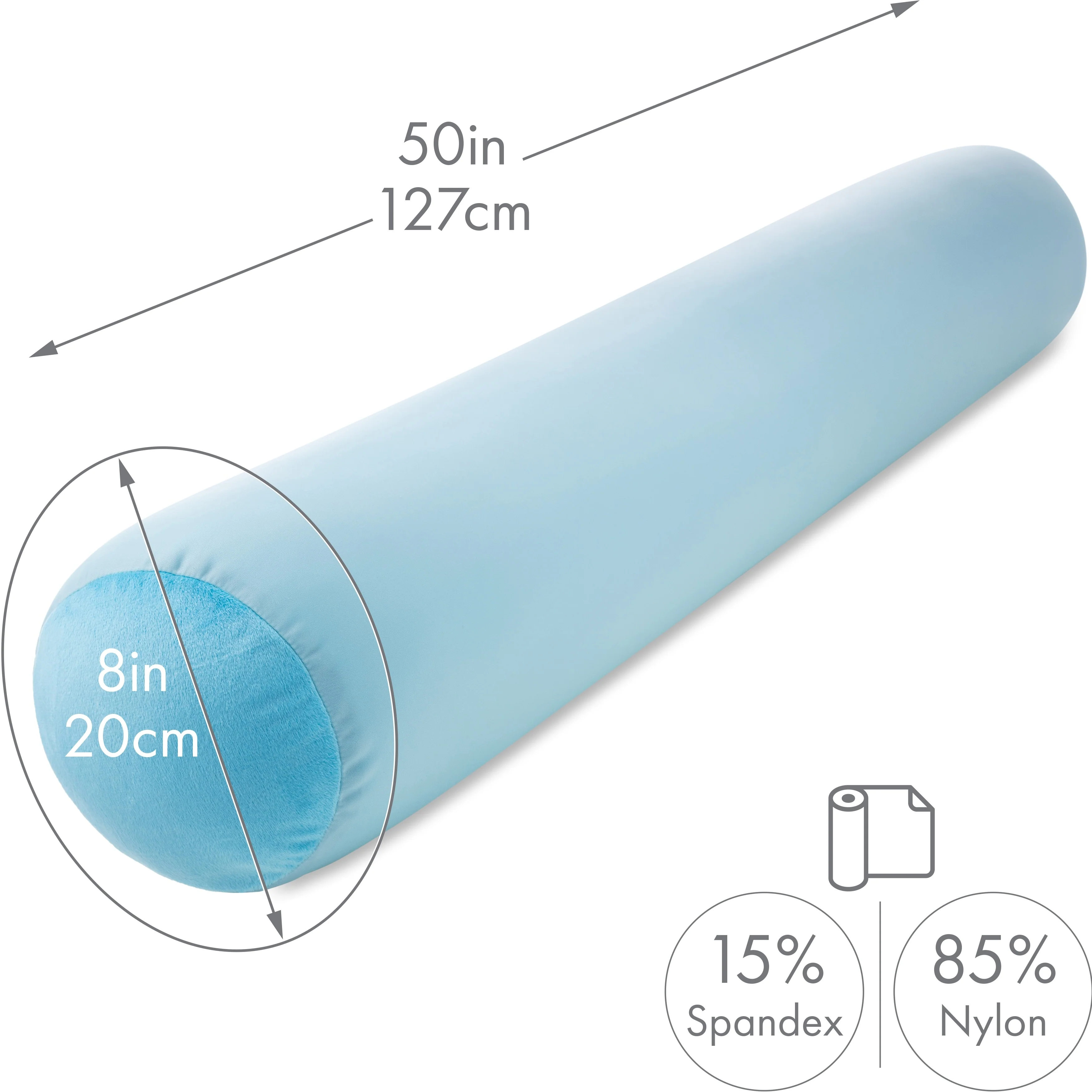 Straight Body Pillow, Premium Microbead,Side Sleeping / Pregnant Women