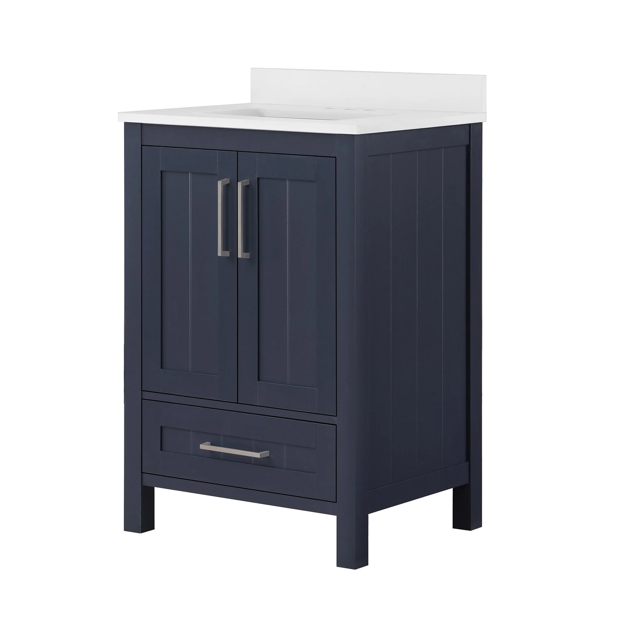 Ove Decors Kansas 24 in. Single Sink Bathroom Vanity in Midnight Blue