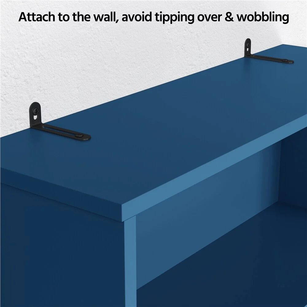 Yaheetech 2-Shelf Bathroom Organizer Over The Toilet,Double Doors