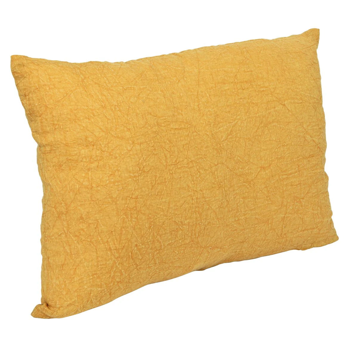 Stonewashed Linen Lumbar Pillow
