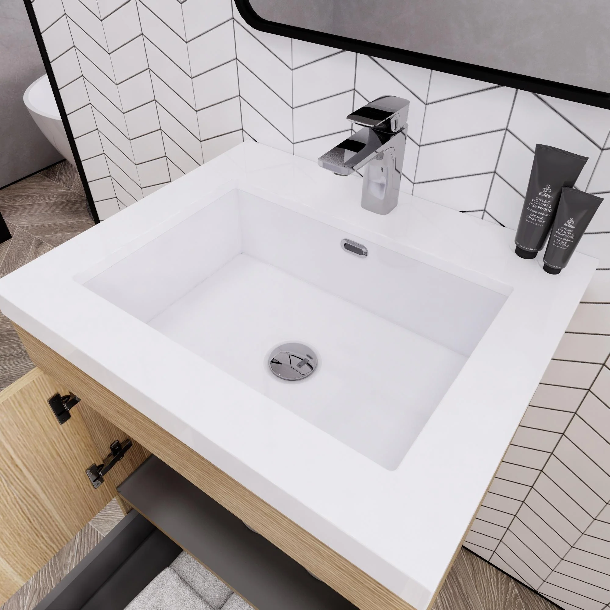 Eliza 24'' Freestanding Vanity with Single Sink