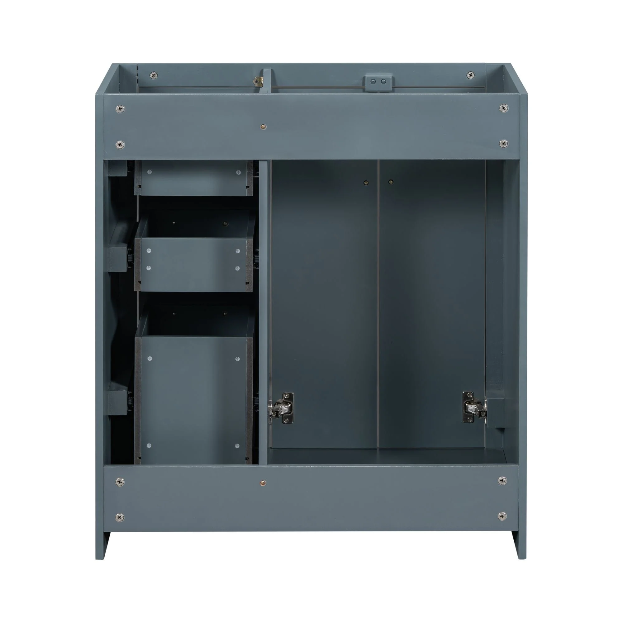 30'' Bathroom Vanity with Storage Cabinet and 3 Drawers