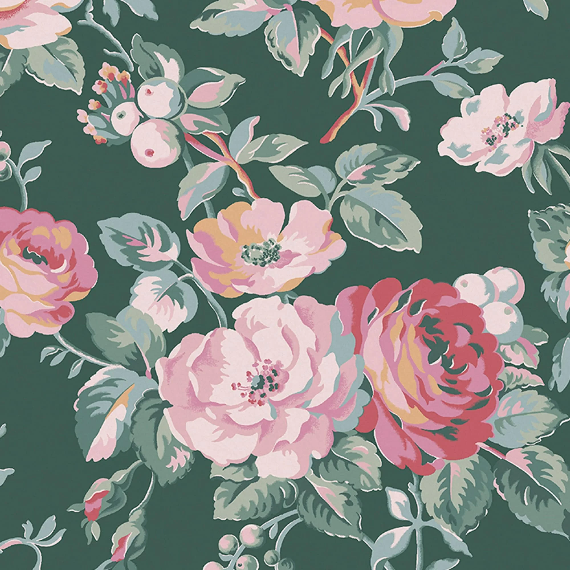Cath Kidston Garden Rose Green