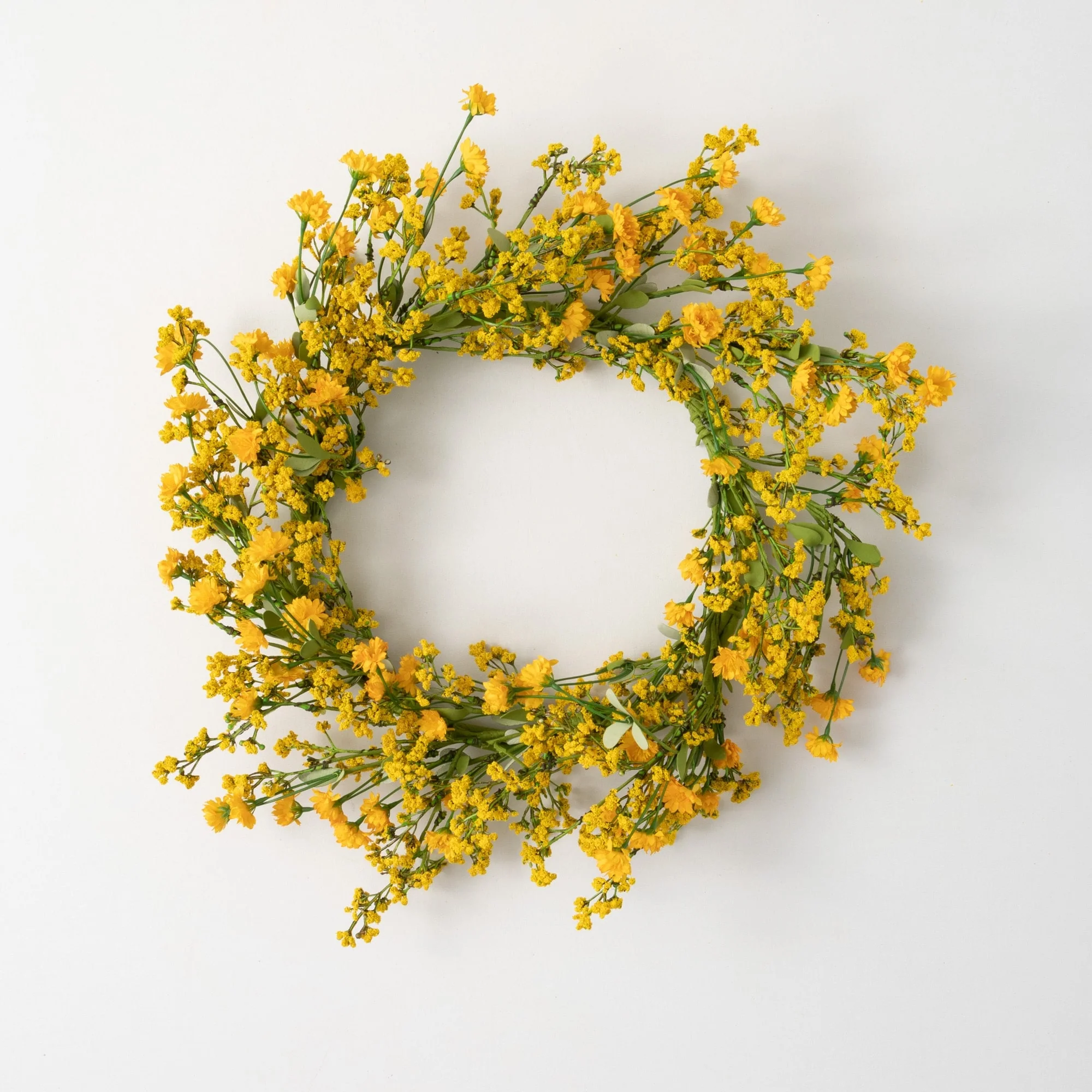 Sullivans Artificial Yellow Wildflower Wreath