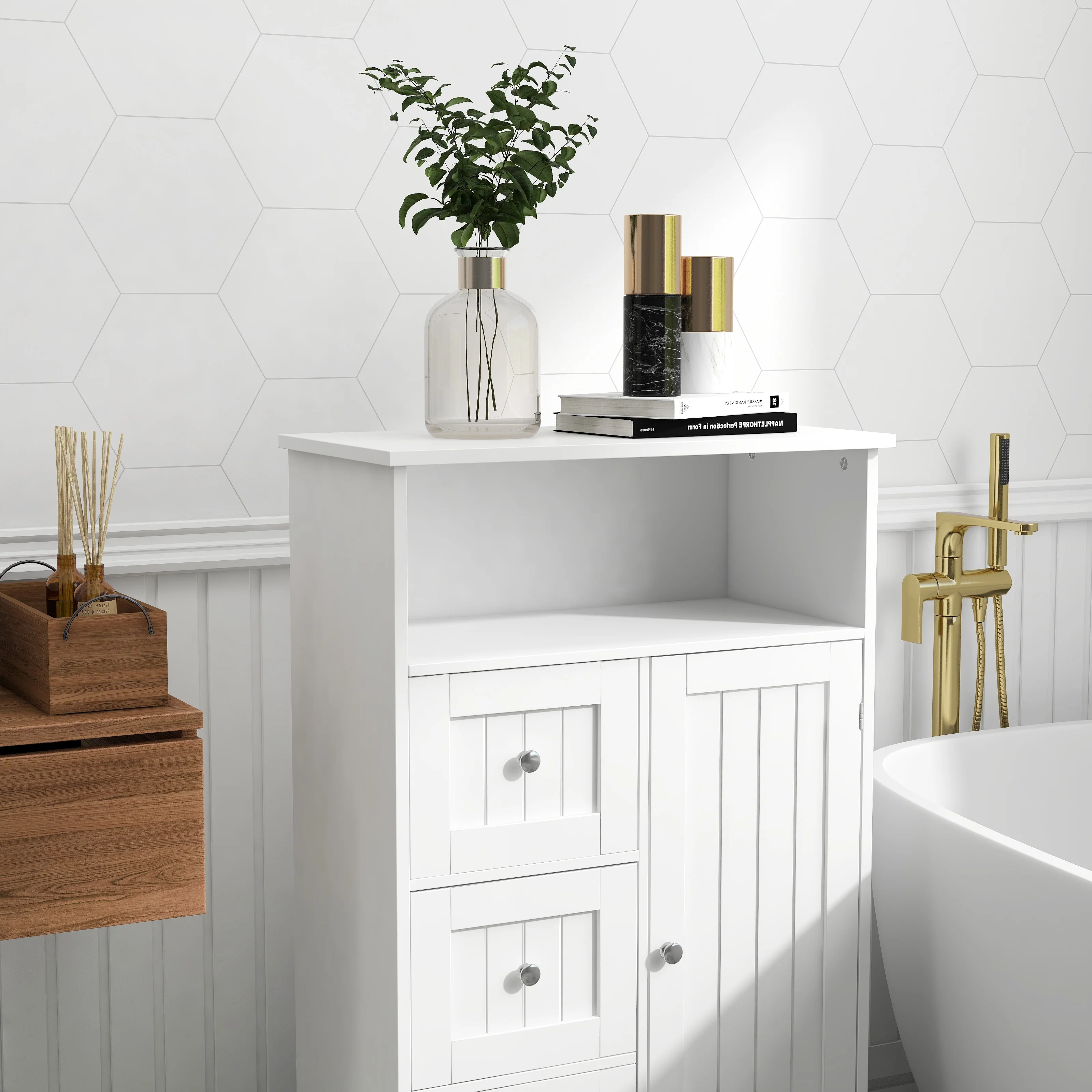 Bathroom Standing Storage Cabinet