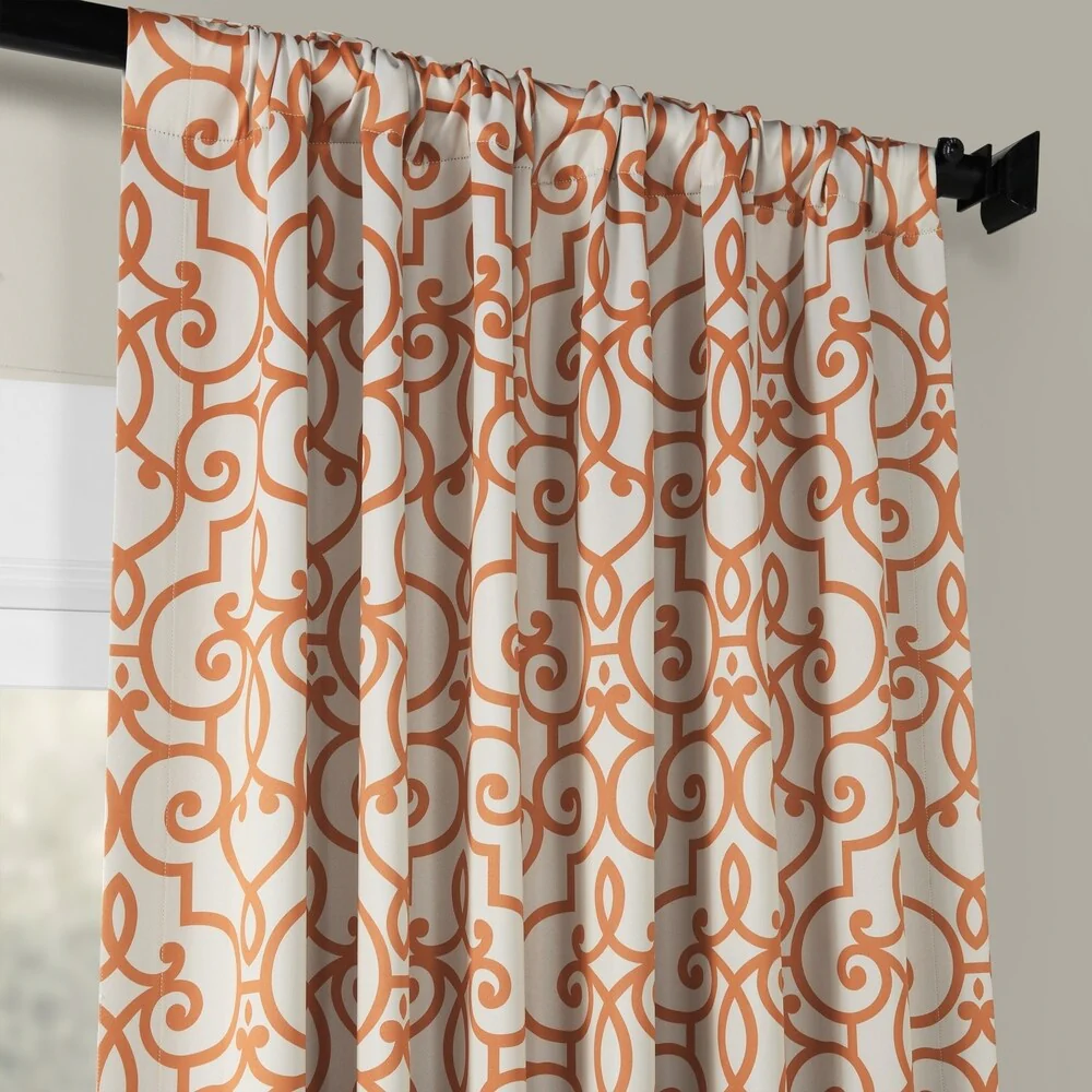 Exclusive Fabrics Nouveau Room Darkening Curtain Panel Pair (2 Panels)
