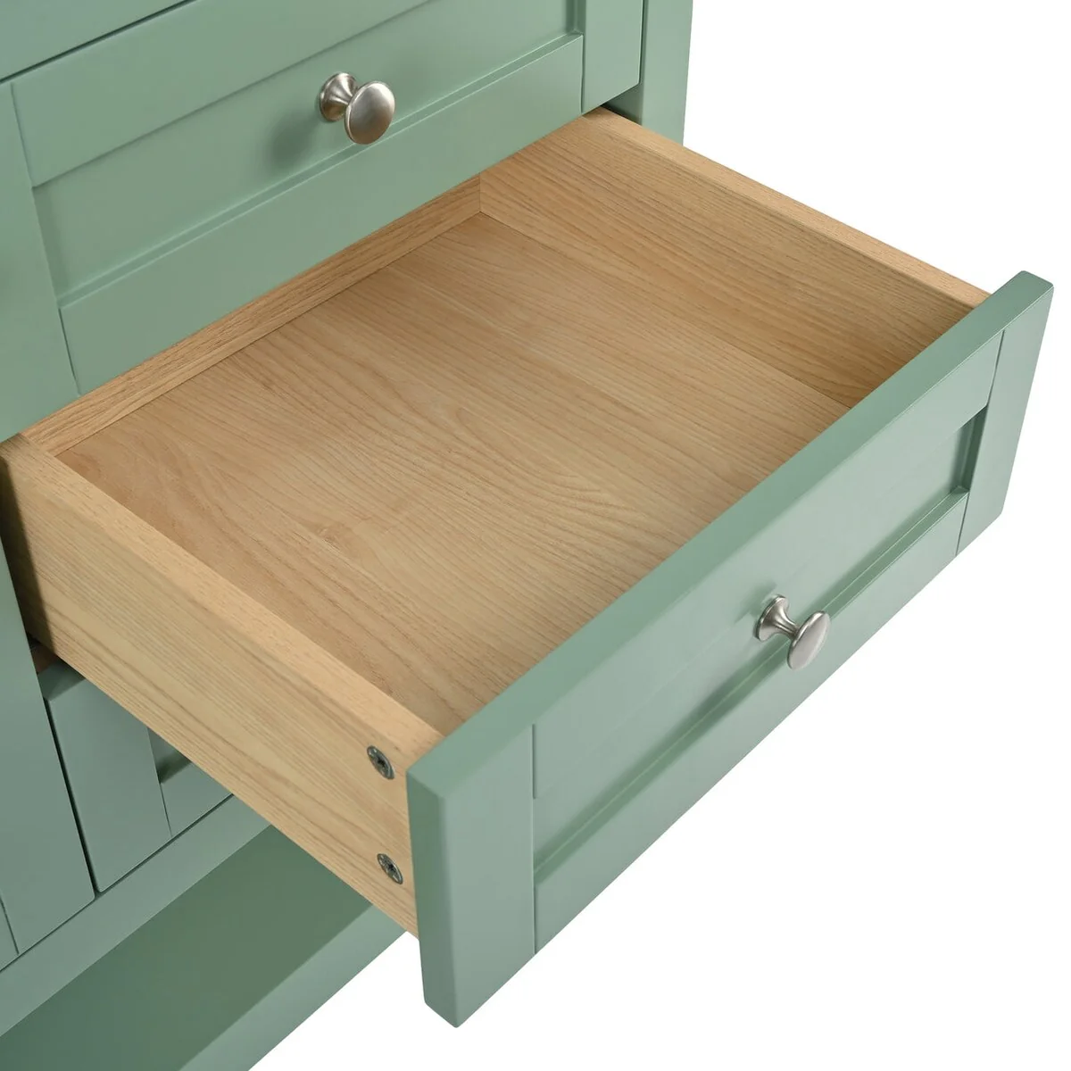 36 inch MDF Freestanding Bathroom Vanity in Green without Counter Top