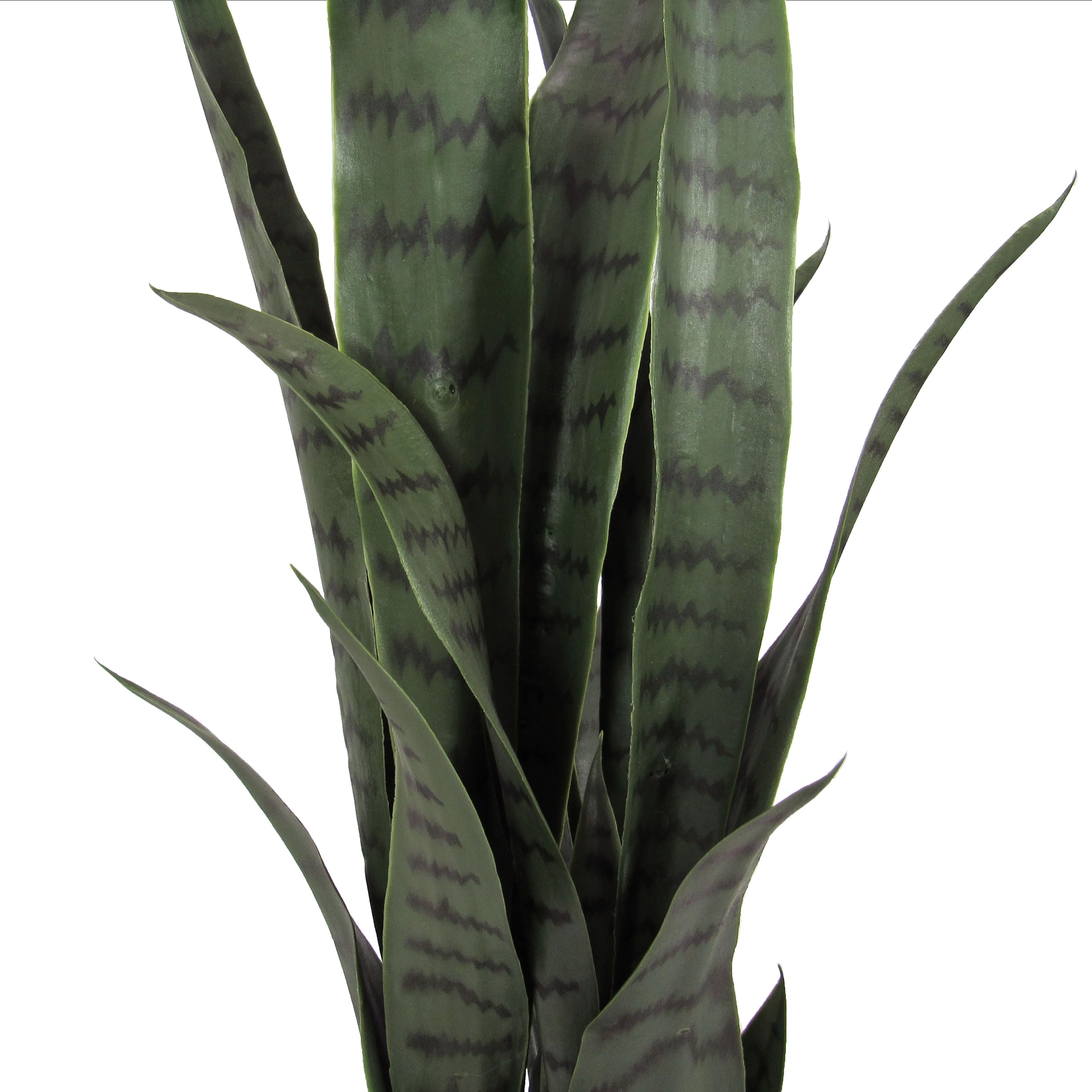 Artificial Sansevieria Snake Plant in Black Pot