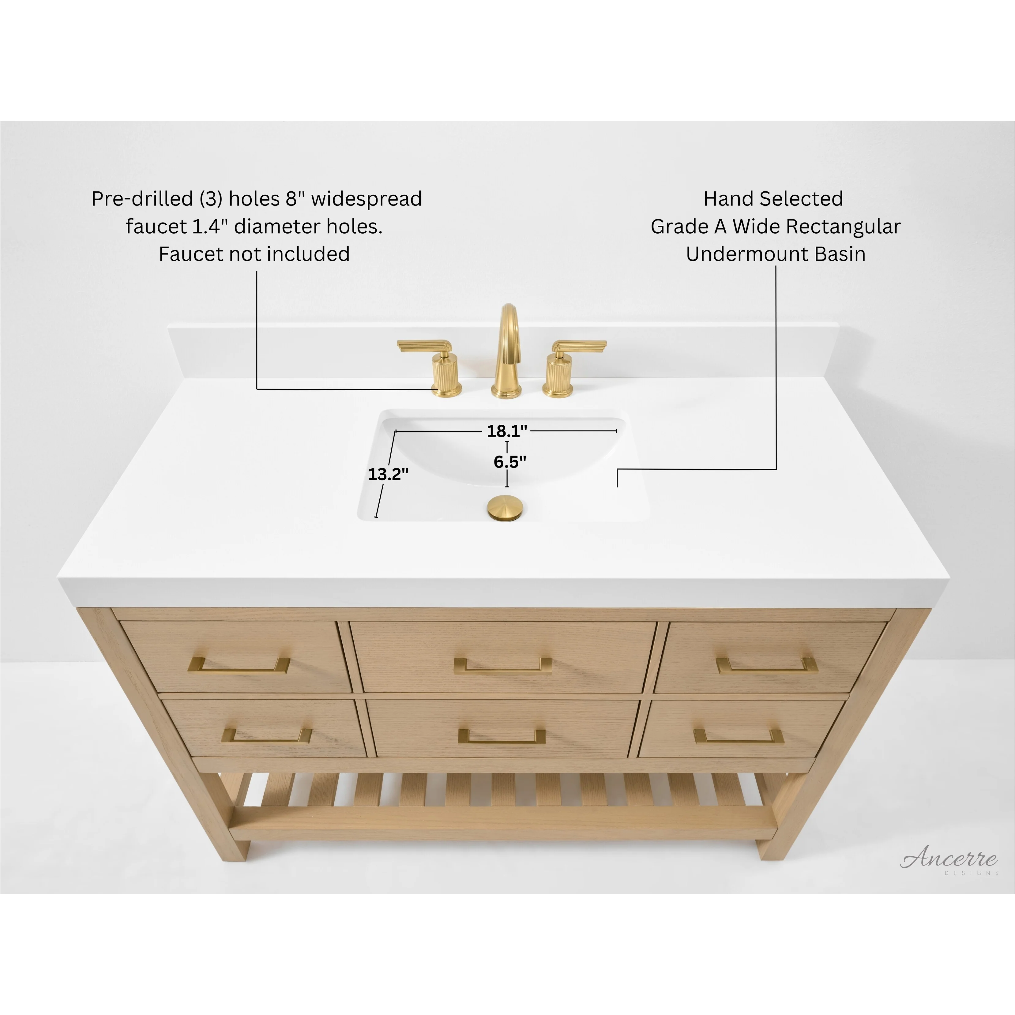 Ancerre Designs Elizabeth Bathroom Vanity Set