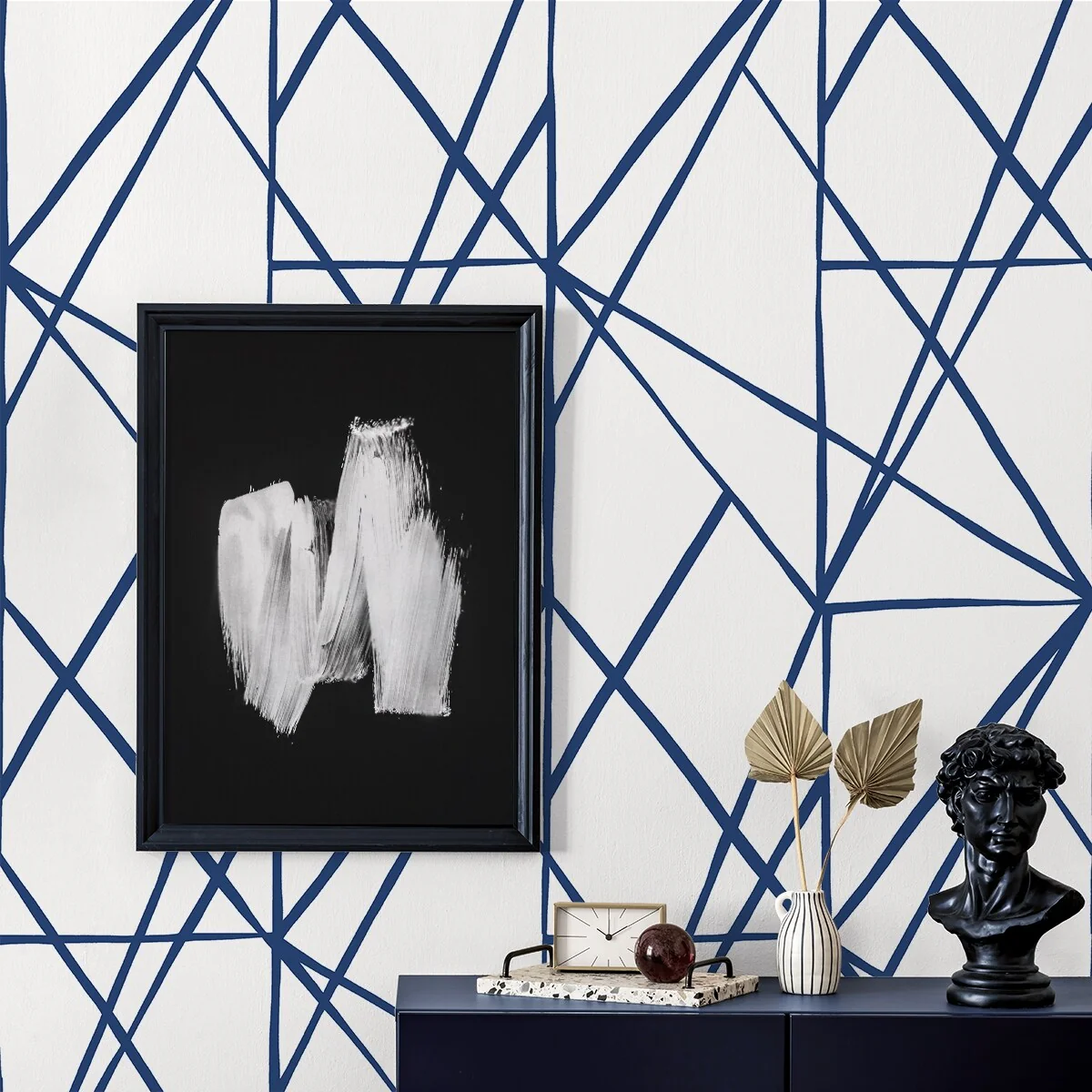 NextWall Quartz Geo Peel and Stick Wallpaper