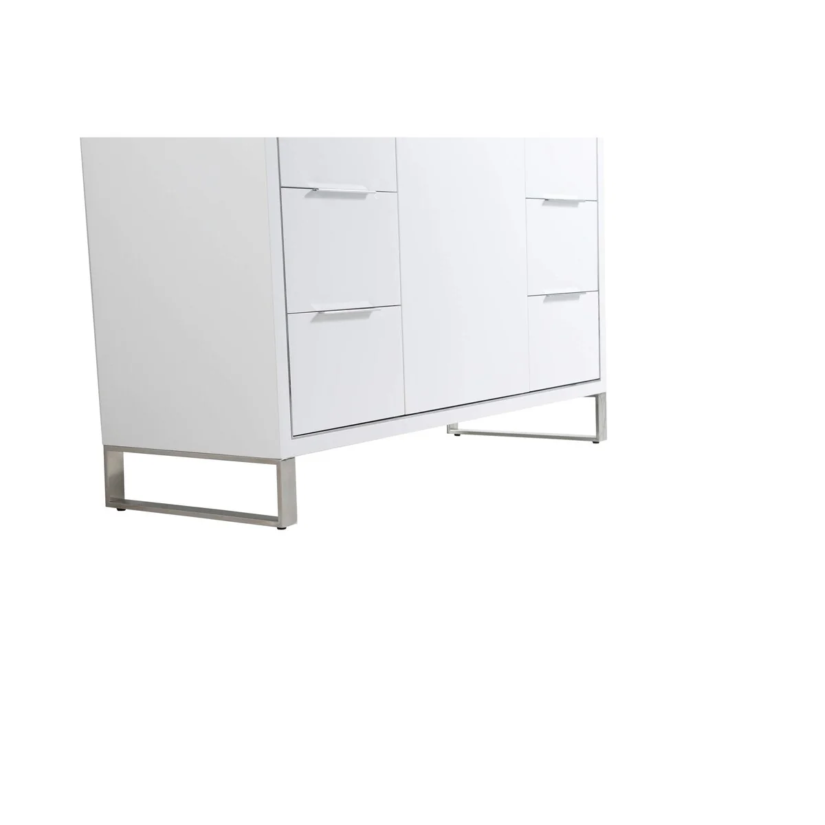 Fine Fixtures Opulence Collection Bathroom Vanity with White Ceramic Sink