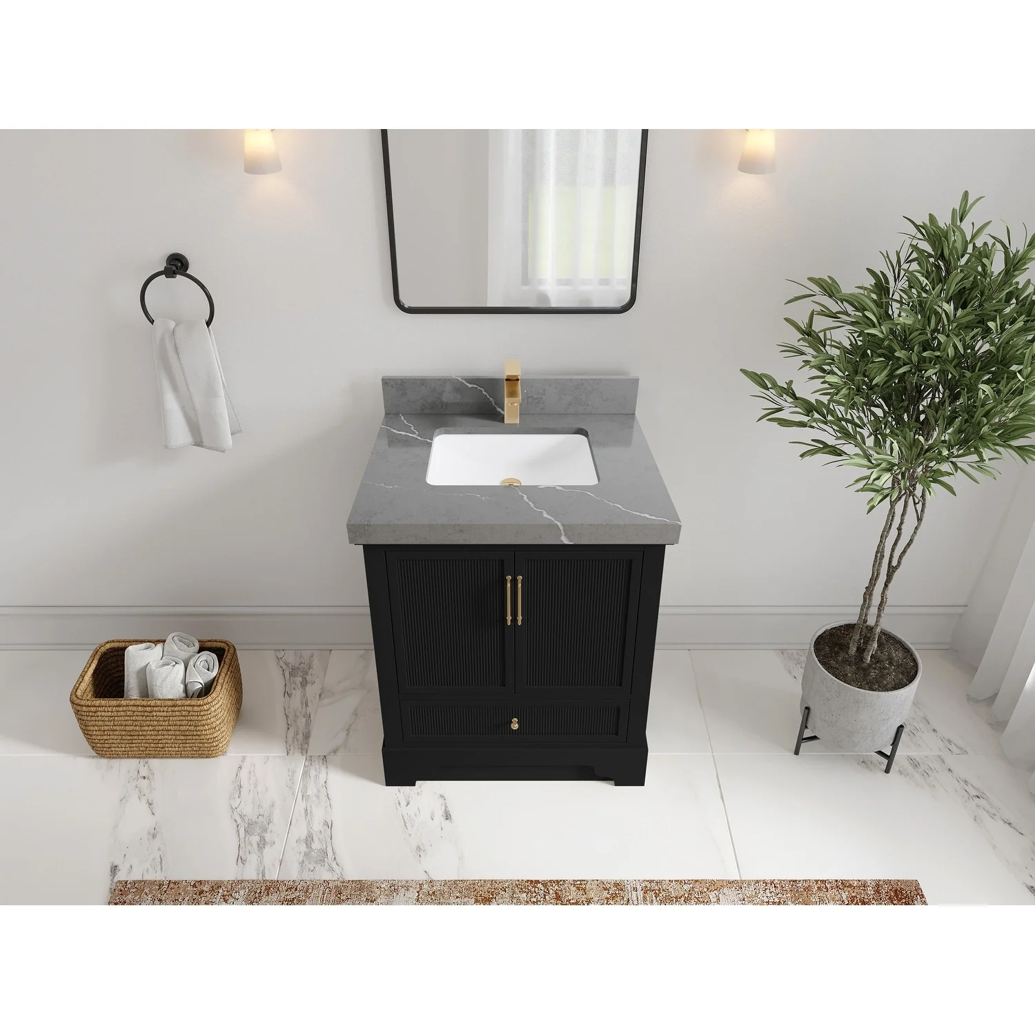Willow Collections 30 in. W x 22 in. D Alys Single Sink Bathroom Vanity with Countertop