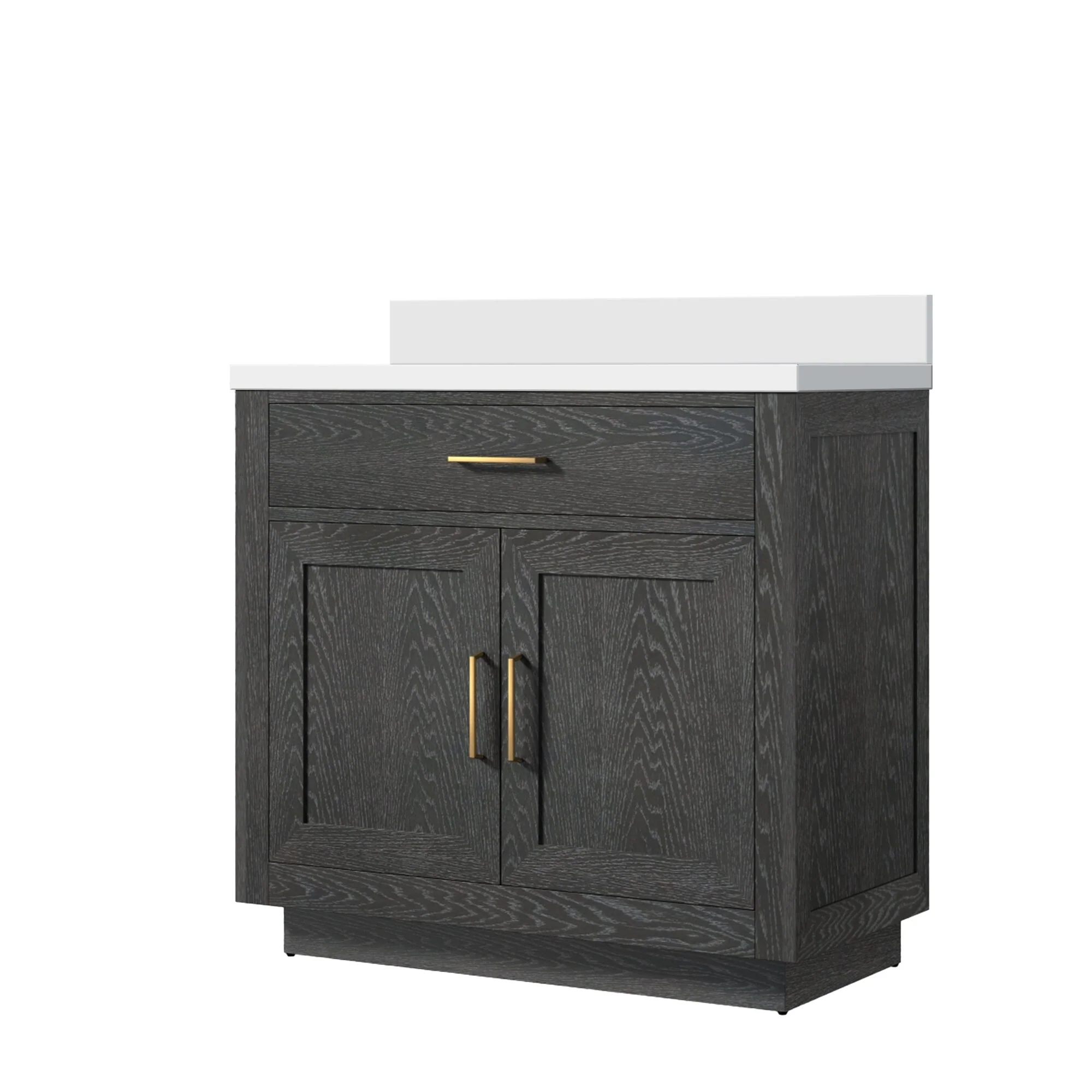 Abbey Bath Vanity with Cultured Marble Top and Sink