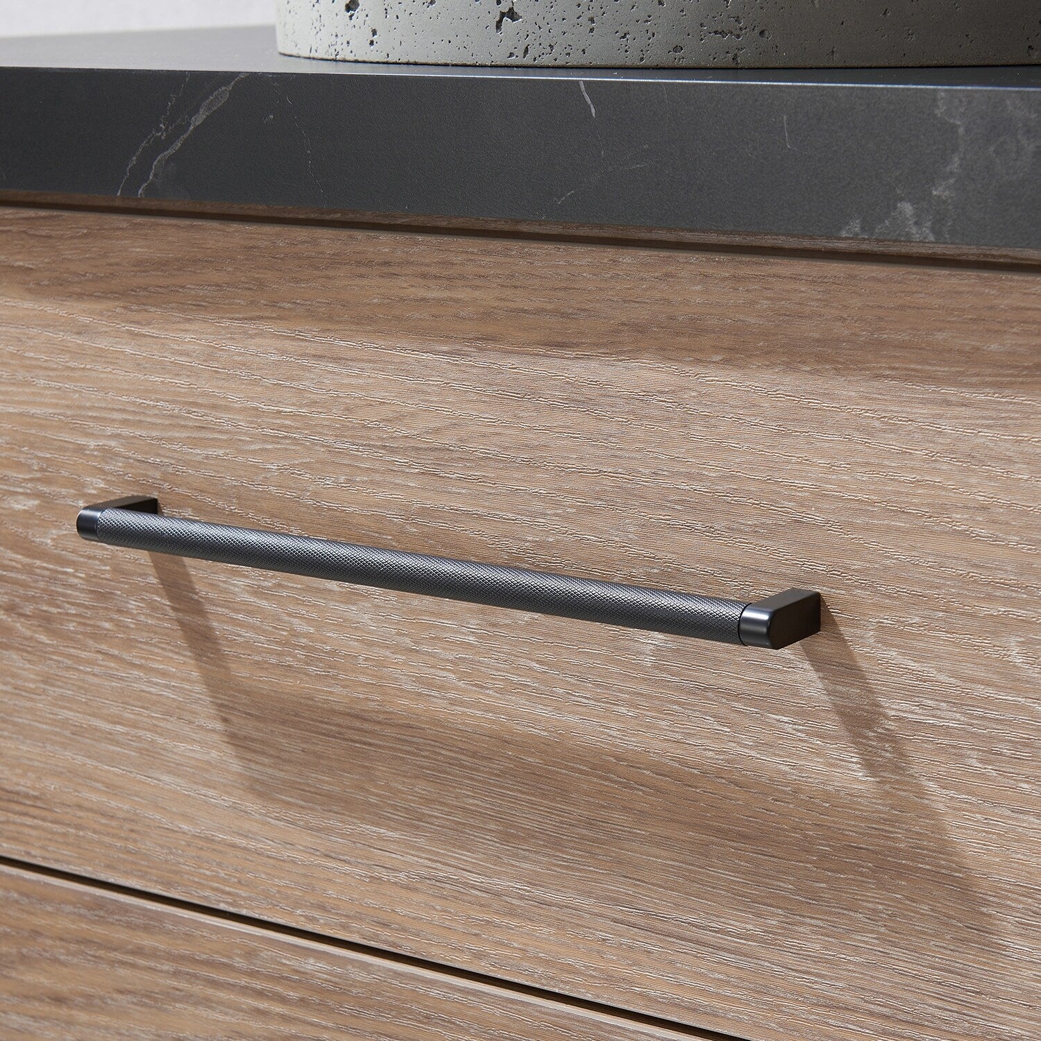 Trento Bath Vanity with Sintered Stone Top with Concrete Sink (R)