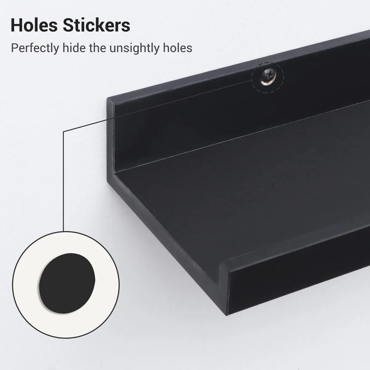 Picture Ledge Shelf, Floating Shelves Wall Mounted Set of 3
