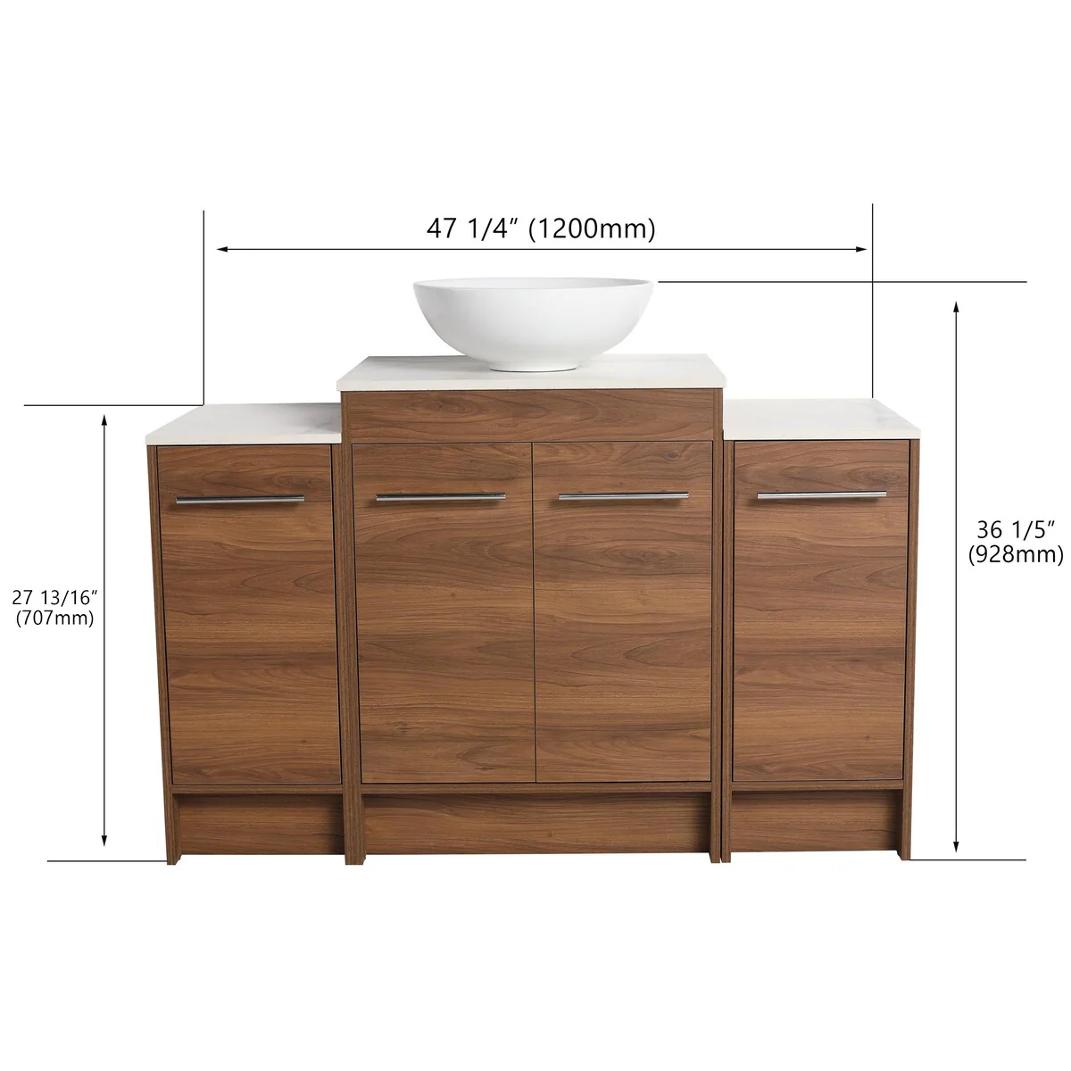 Bathroom Vanity With Sink In 24/36/48/60 Inch, Freestanding Bathroom Vanity With Soft Close Door