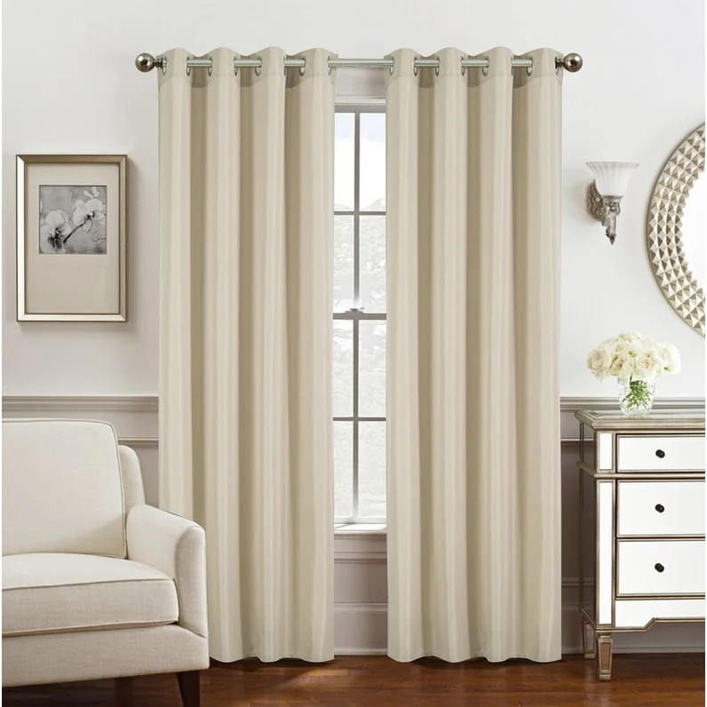 Gilbert Solid Single Grommet Curtain Panel 84