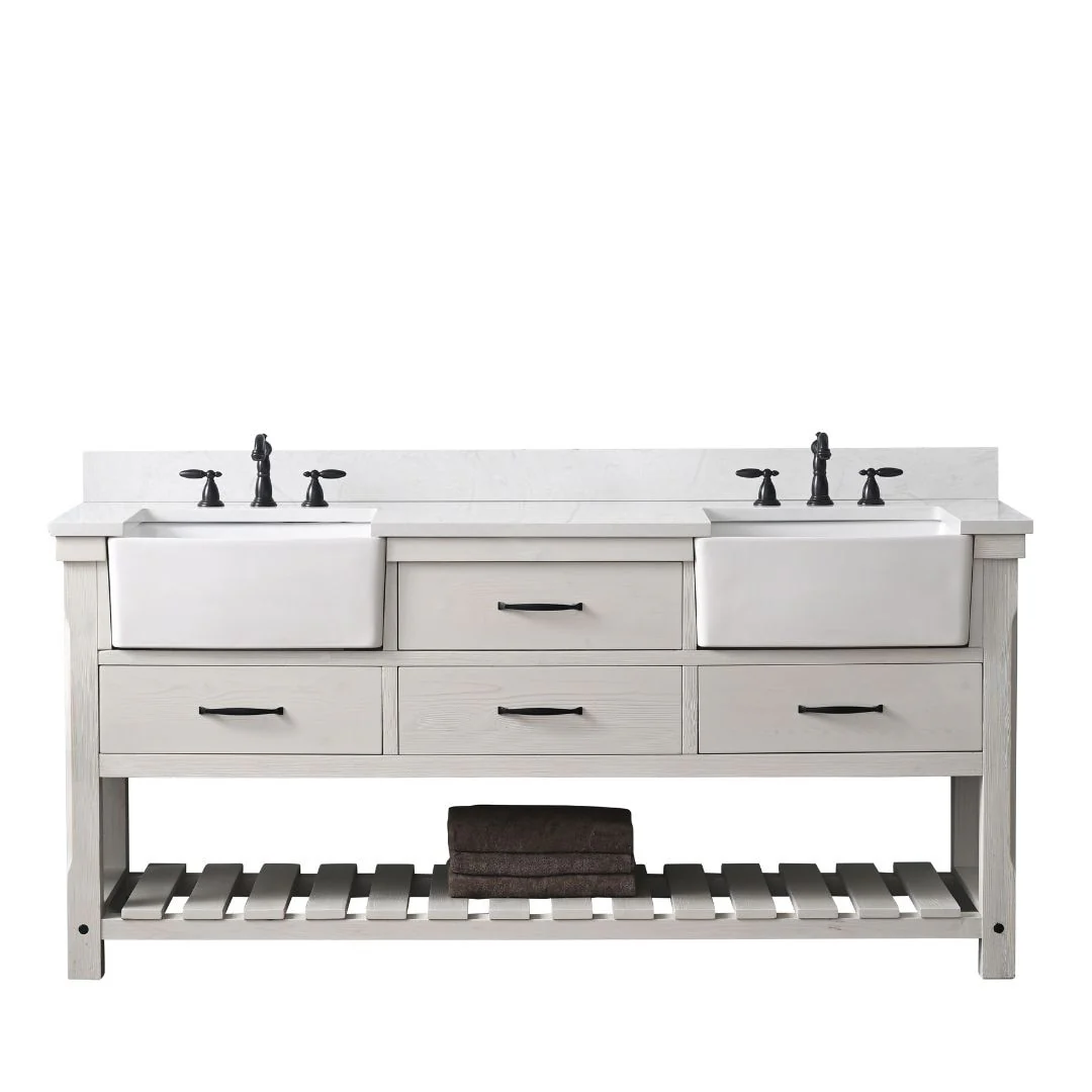 Sudio Design Bathroom Vanity Wesley Weathered Collection.