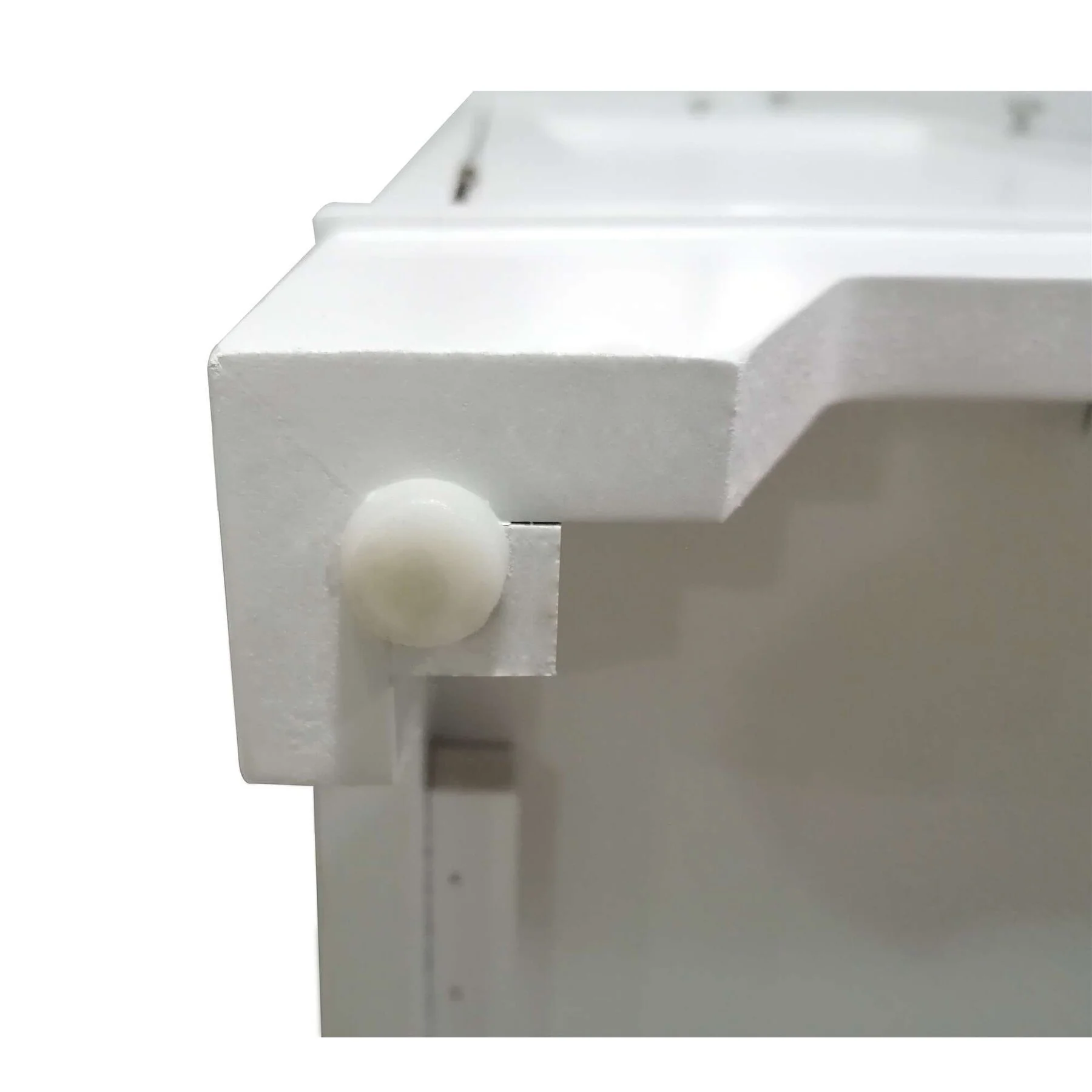 Tall Bathroom Storage Cabinet - Linen Tower, White