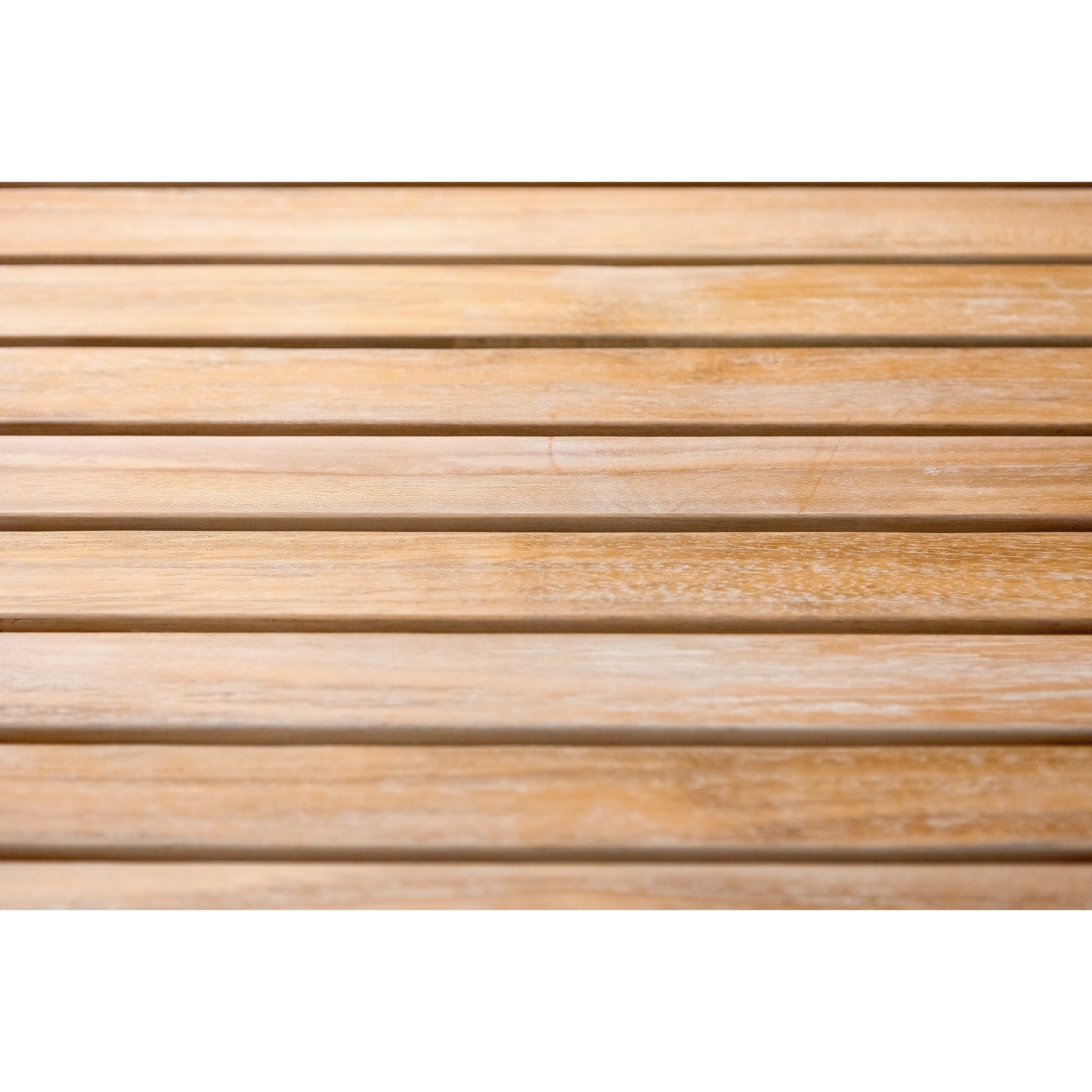 Nordic Style Natural Teak Spa Bench with Shelf 35″ - Beige