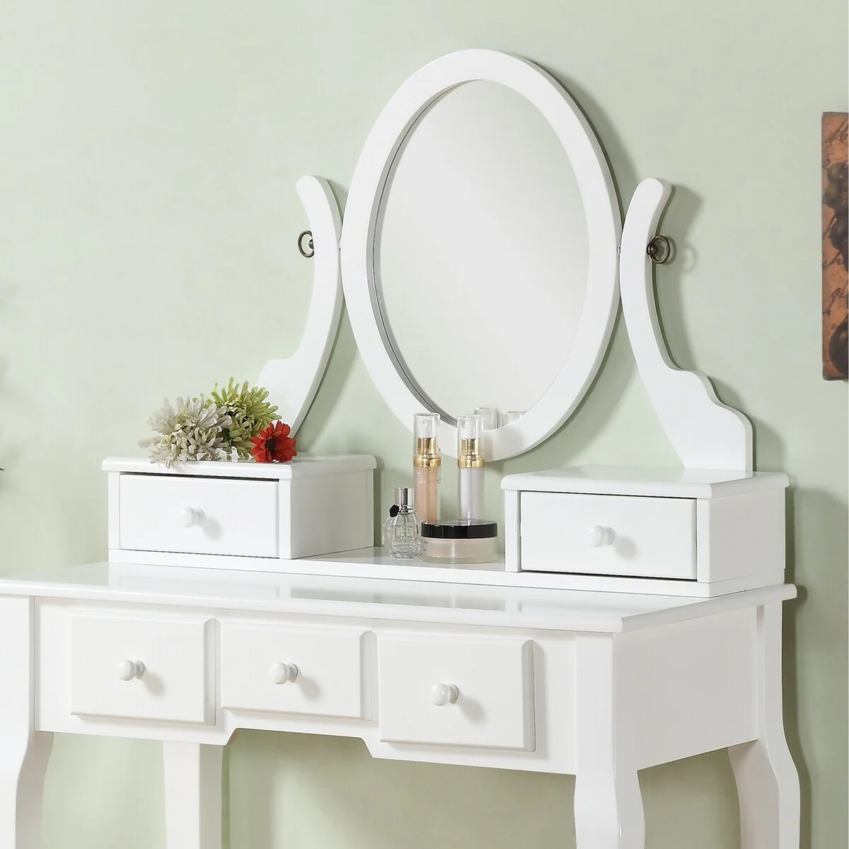 MM Ashley Wood Make-Up Vanity Table