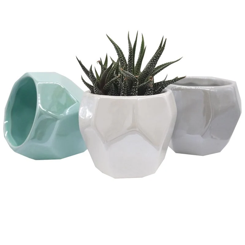 Admired By Nature Planters Pots, Modern Ceramic for Home Décor