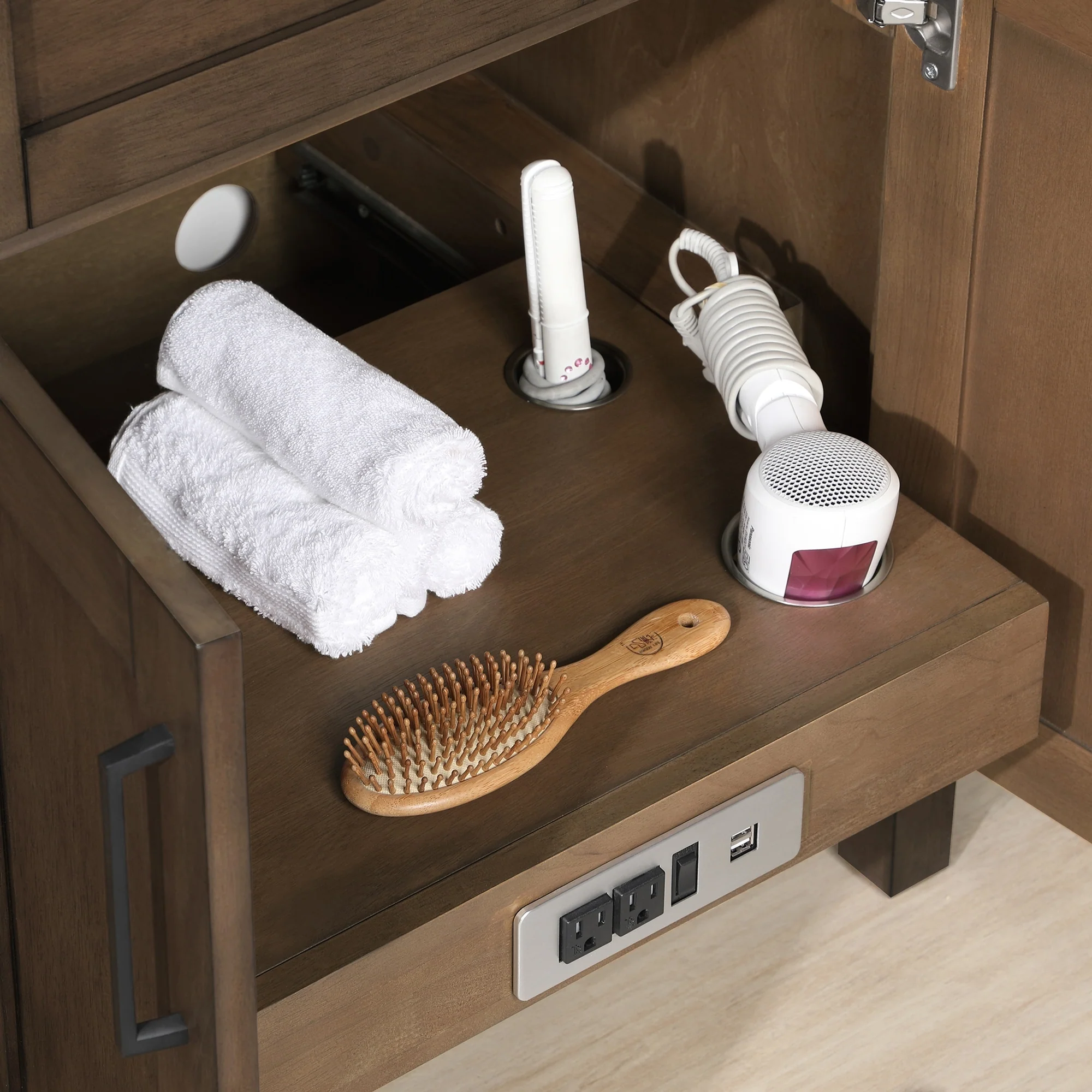 OVE Decors Tahoe 72-inch Modern Almond Latte Vanity