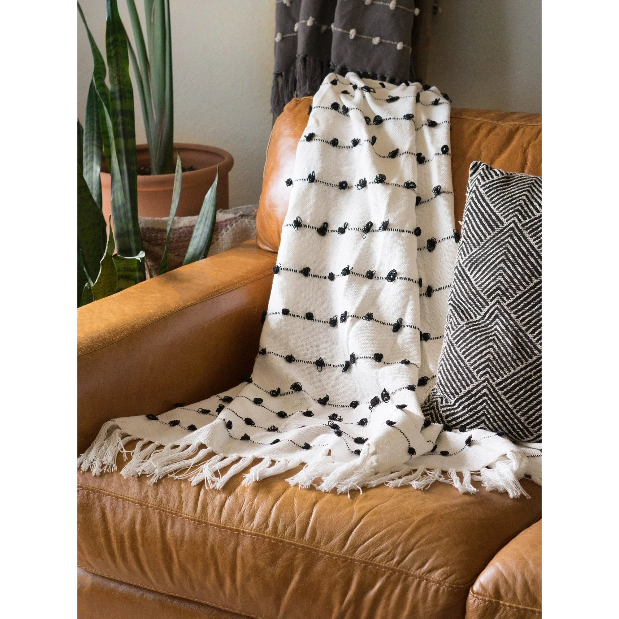 DII Woven Loop Throw