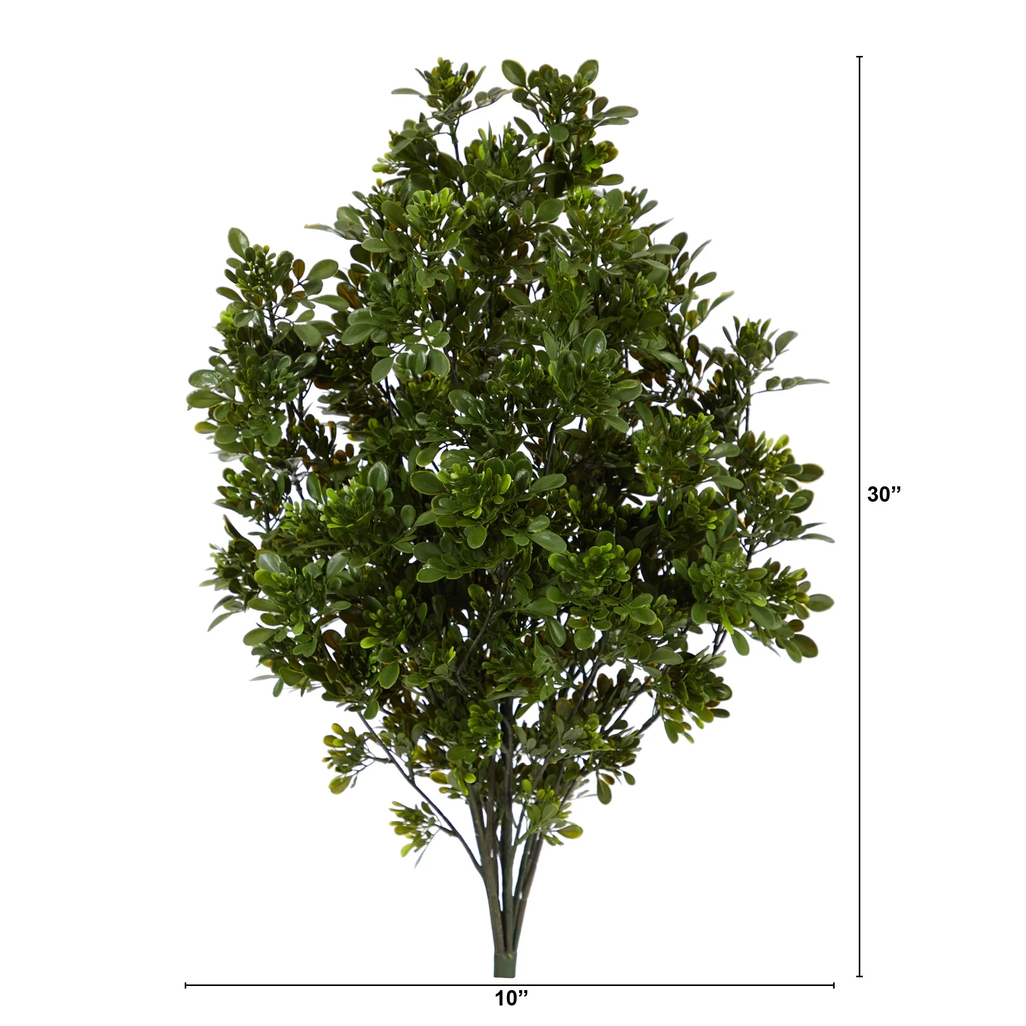2.5' Tea Leaf Artificial Plant UV Resistant (Indoor/Outdoor)