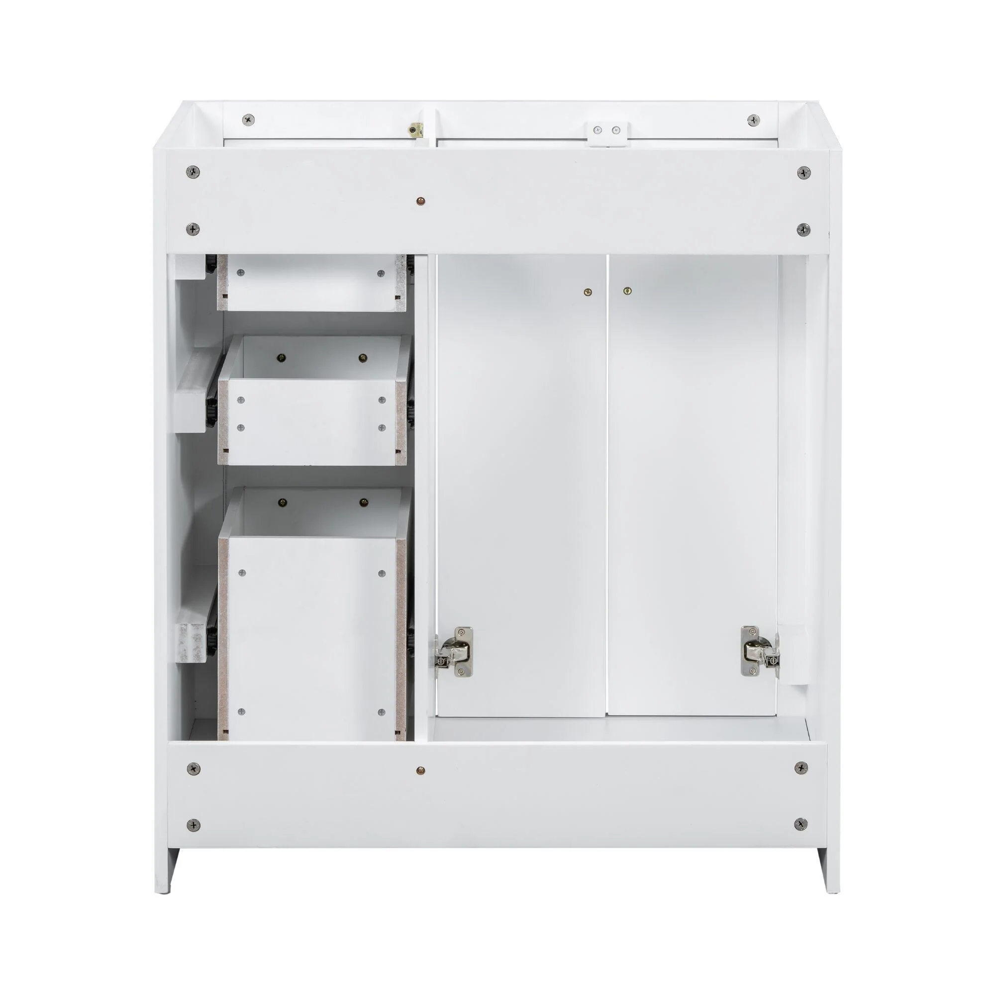 30'' Bathroom Vanity with Storage Cabinet and 3 Drawers