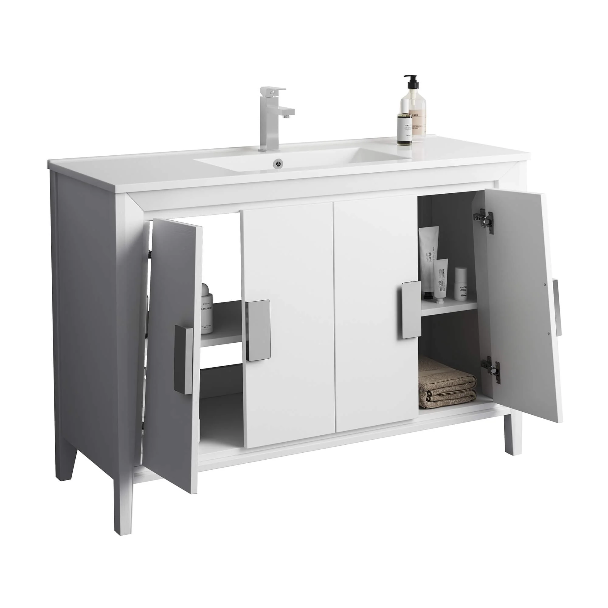 Fine Fixtures Imperial Collection Bathroom Vanity Cabinet Set,