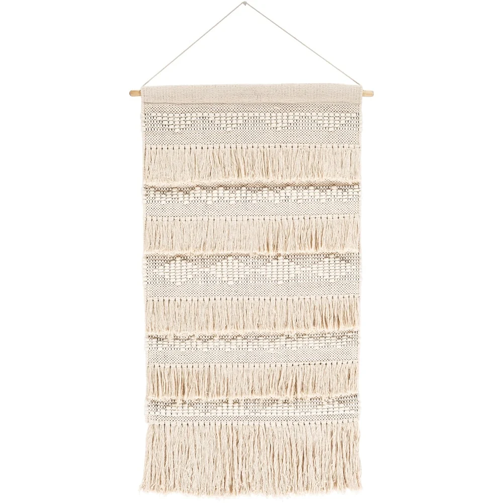 Mirto Hand Woven Cotton Farmhouse Wall Tapestry - 24