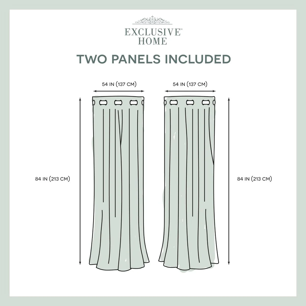 Copper Grove Chirpan Striped Sheer Grommet Top Curtain Panel Pair