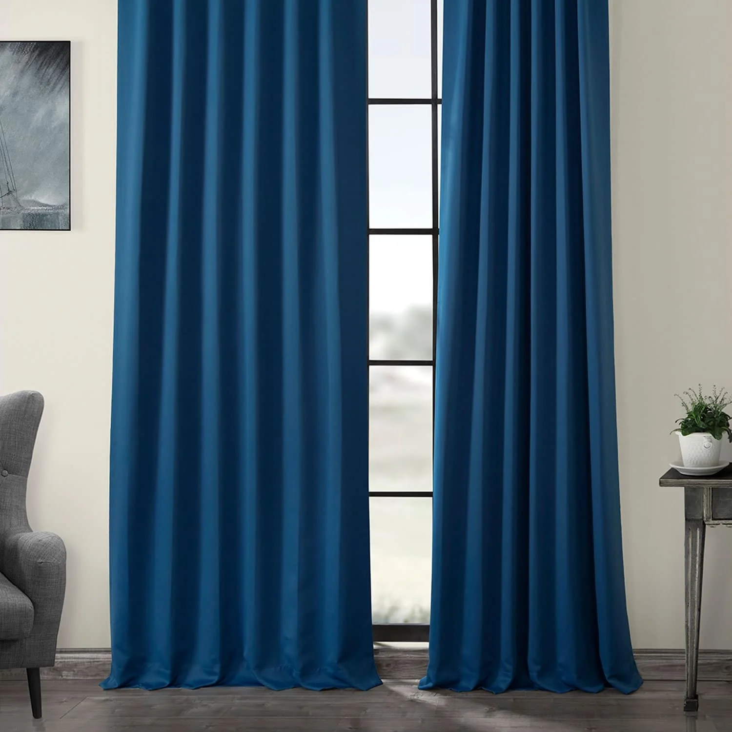 Exclusive Fabrics Room Darkening Curtain Panel Pair (2 Panels)
