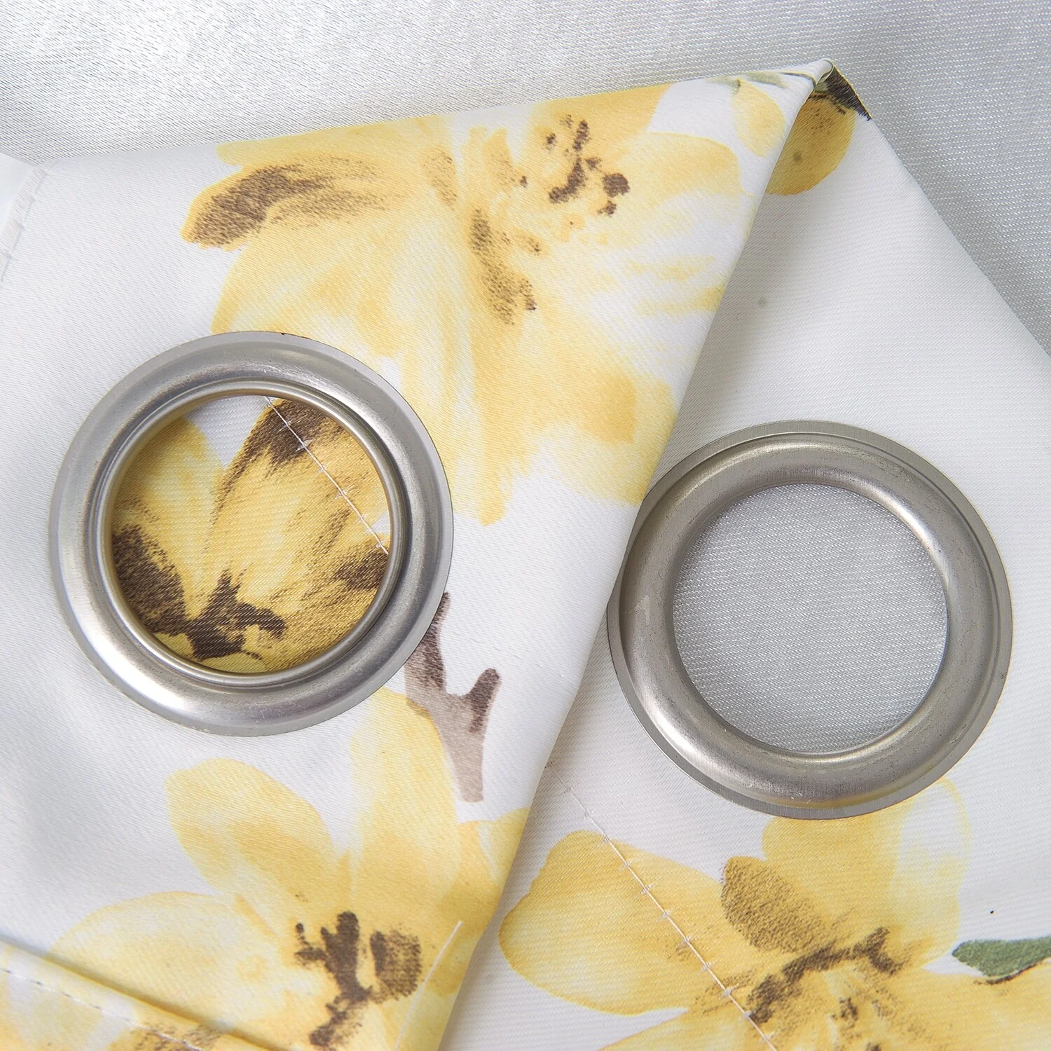 Lily Flowers Blackout Window Curtain 90 inch