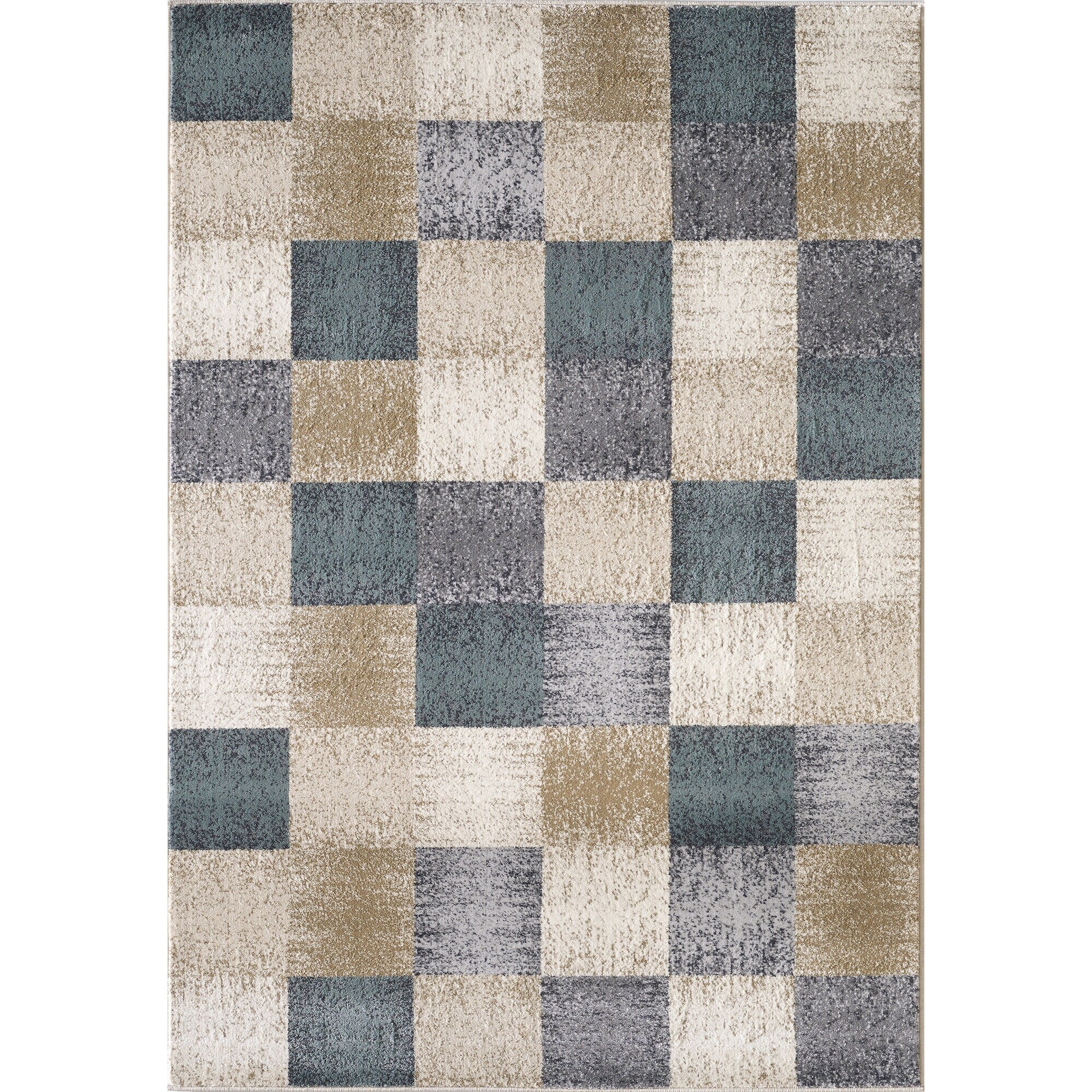 Domani Basics Distressed Colorblock Rug