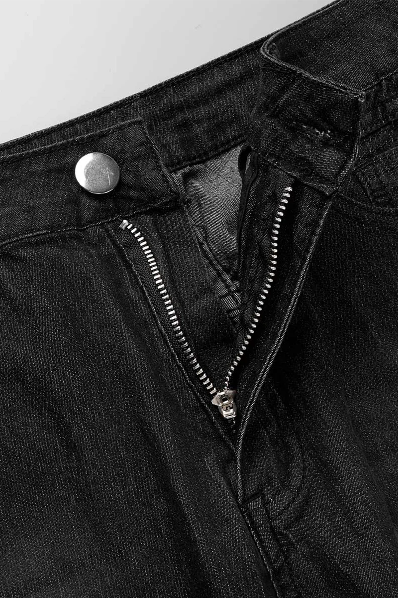 Casual Solid Patchwork Boot Cut Denim Jeans(3 Colors) - Deanwangkt